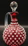 Hobbs Hobnail Cranberry Opalescent Hobnail Cruet