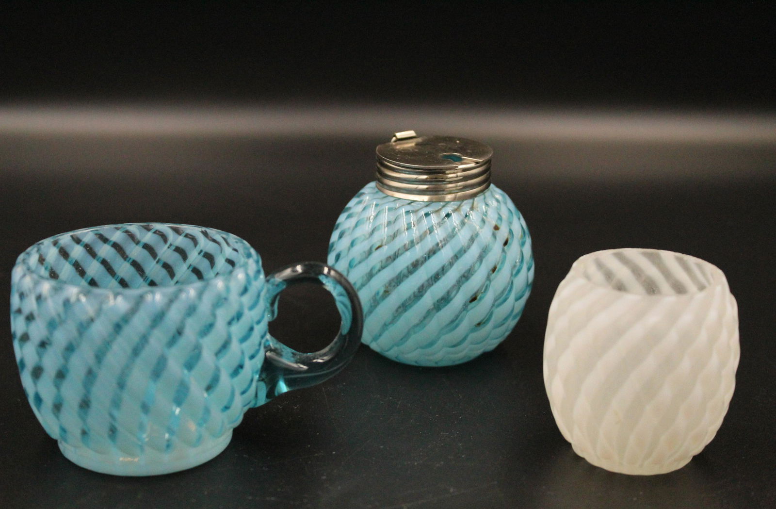 3pcs.  Buckeye Reverse Swirl Toothpick, Mustard, Cup (1 of 4)