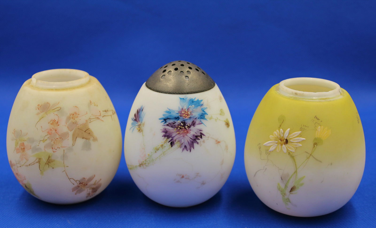 3pc. Lot Mt. Washington Glass Sugar Shakers (1 of 4)