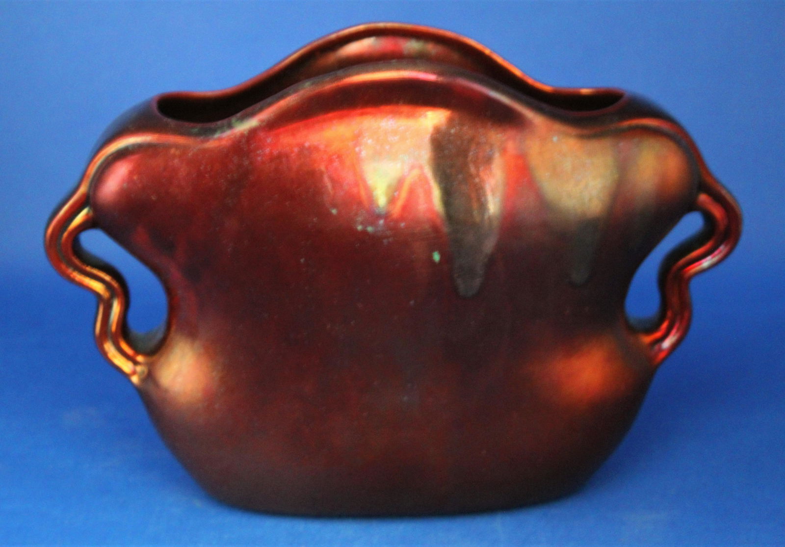 Weller Pottery Sicard Double handle Vase (1 of 2)