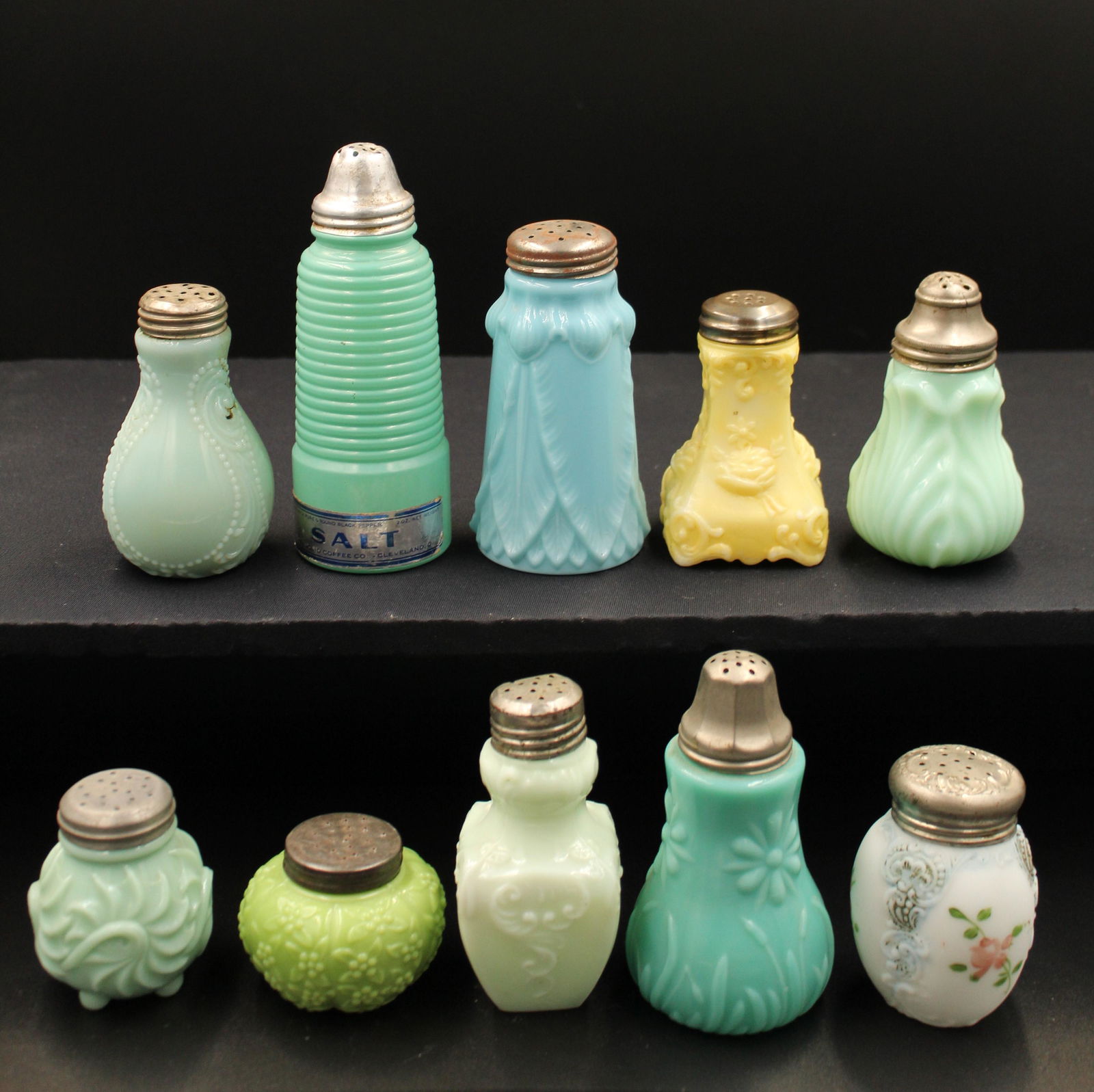 10 pc. Lot Victorian assorted Salt Shakers (1 of 4)