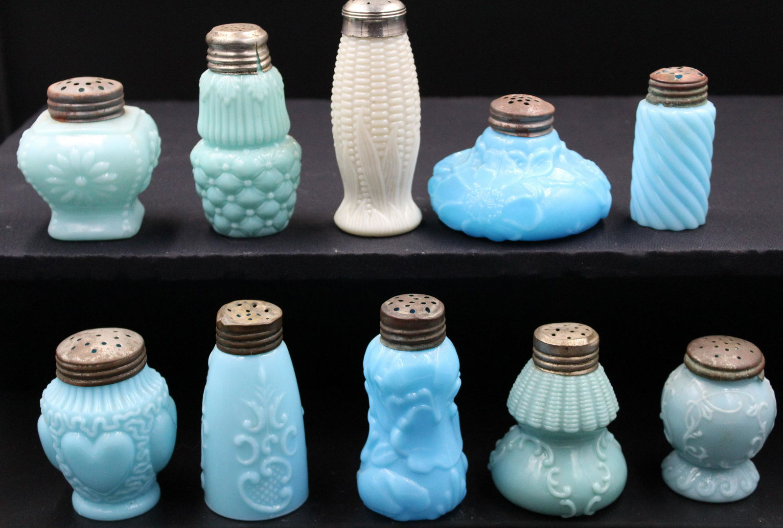 10 pc. Lot Victorian assorted Salt Shakers (1 of 3)