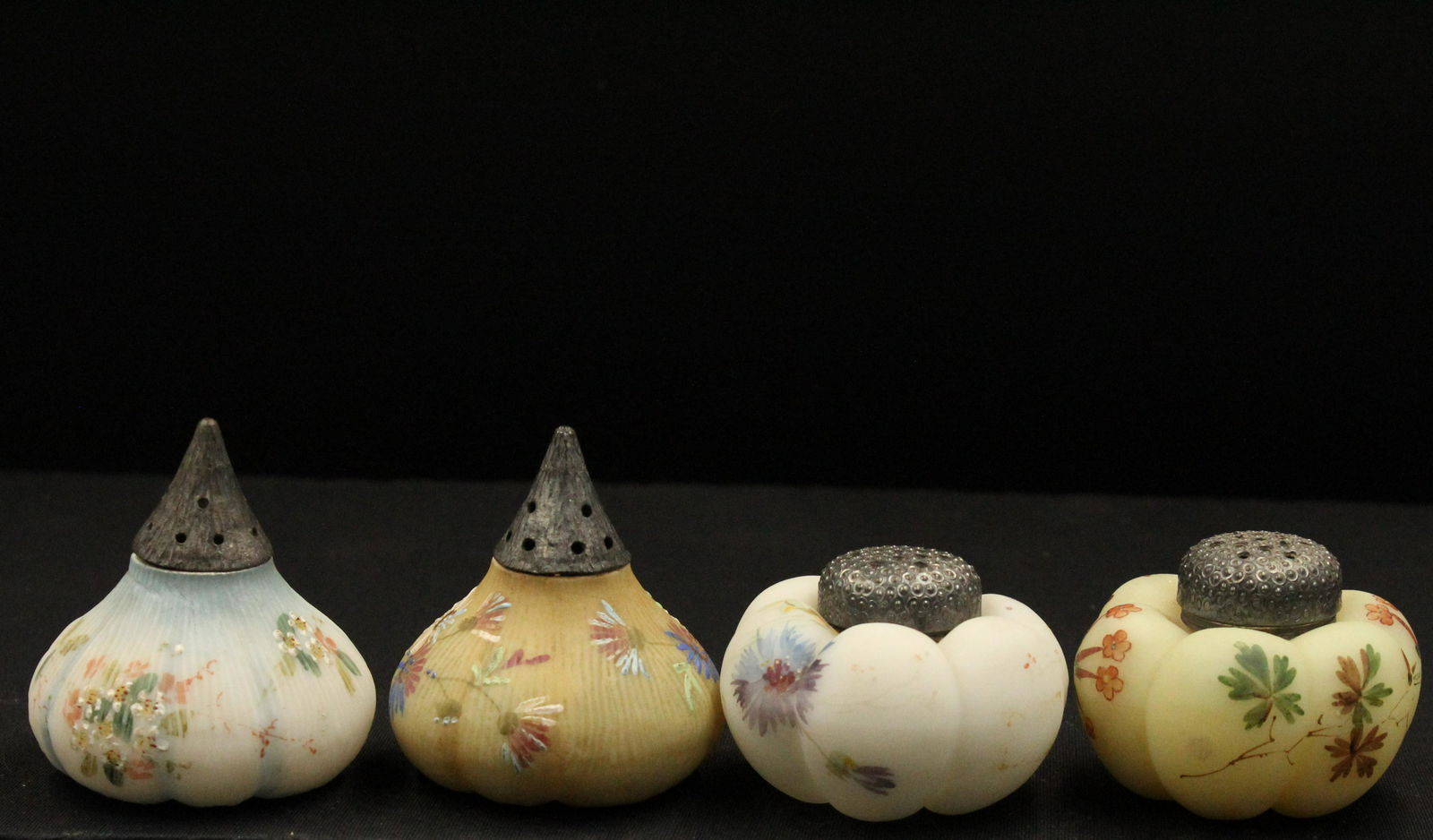 4pc. Lot of Mt. Washington Glass Salt Shakers (1 of 1)