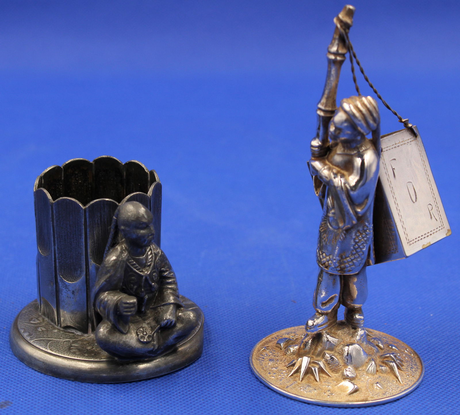 2pc. Chinese Oriental Men Victorian Toothpicks (1 of 4)