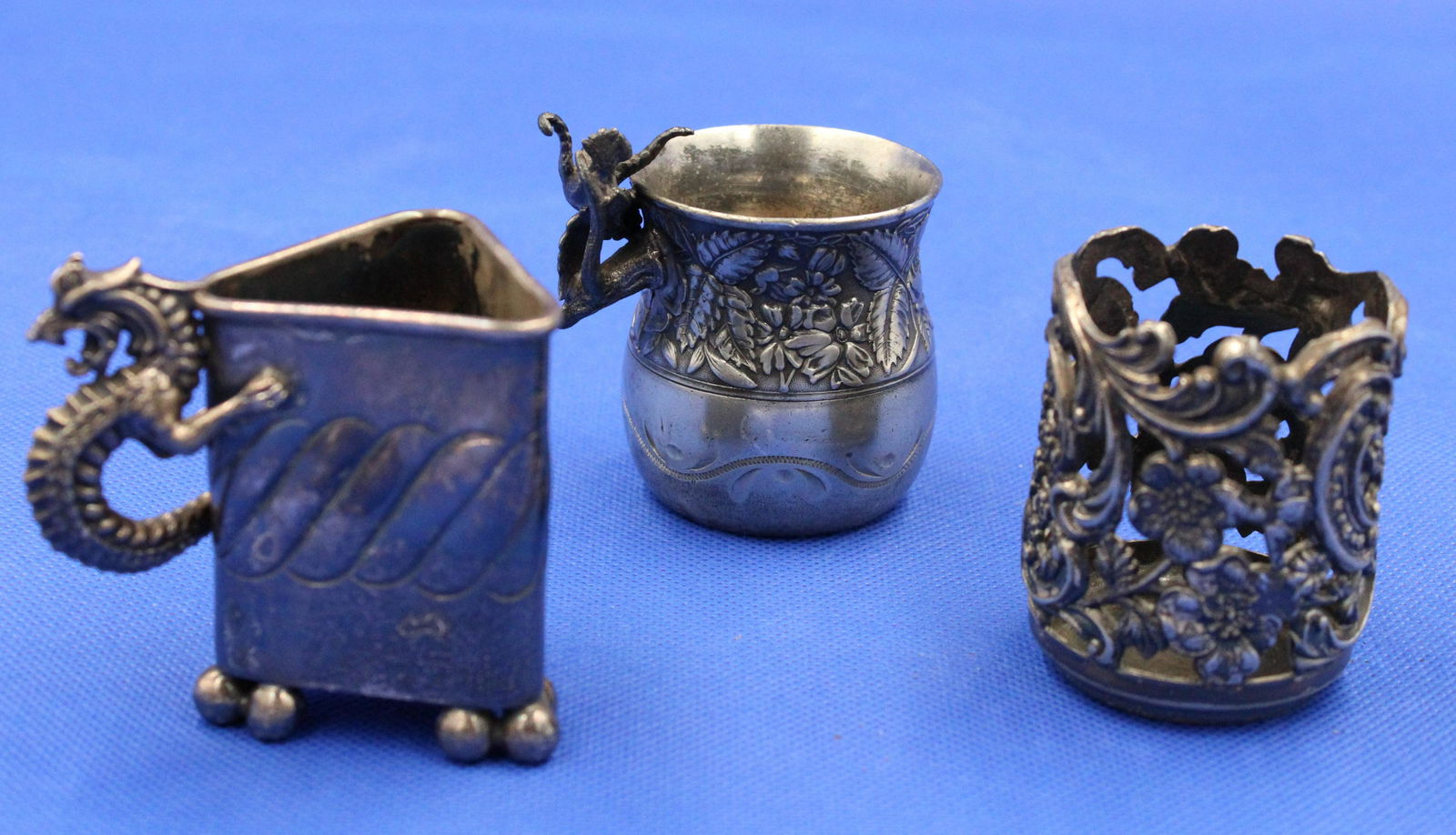 3pc Lot Victorian Figural Toothpick Holders (1 of 9)