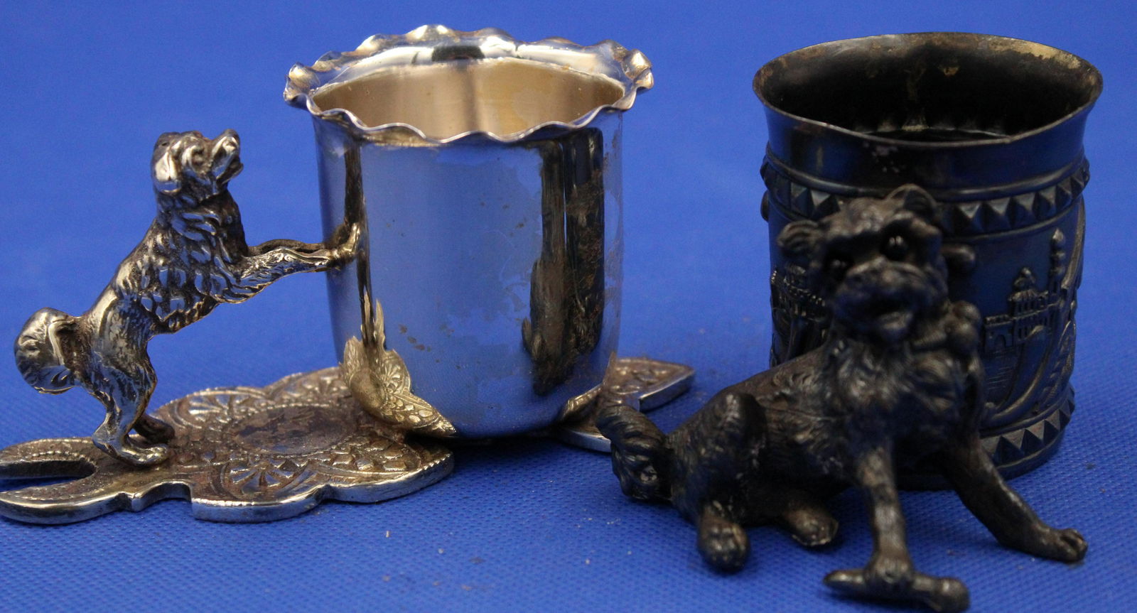 Pair of Victorian Tufts & Lyons Toothpick Holders (1 of 4)