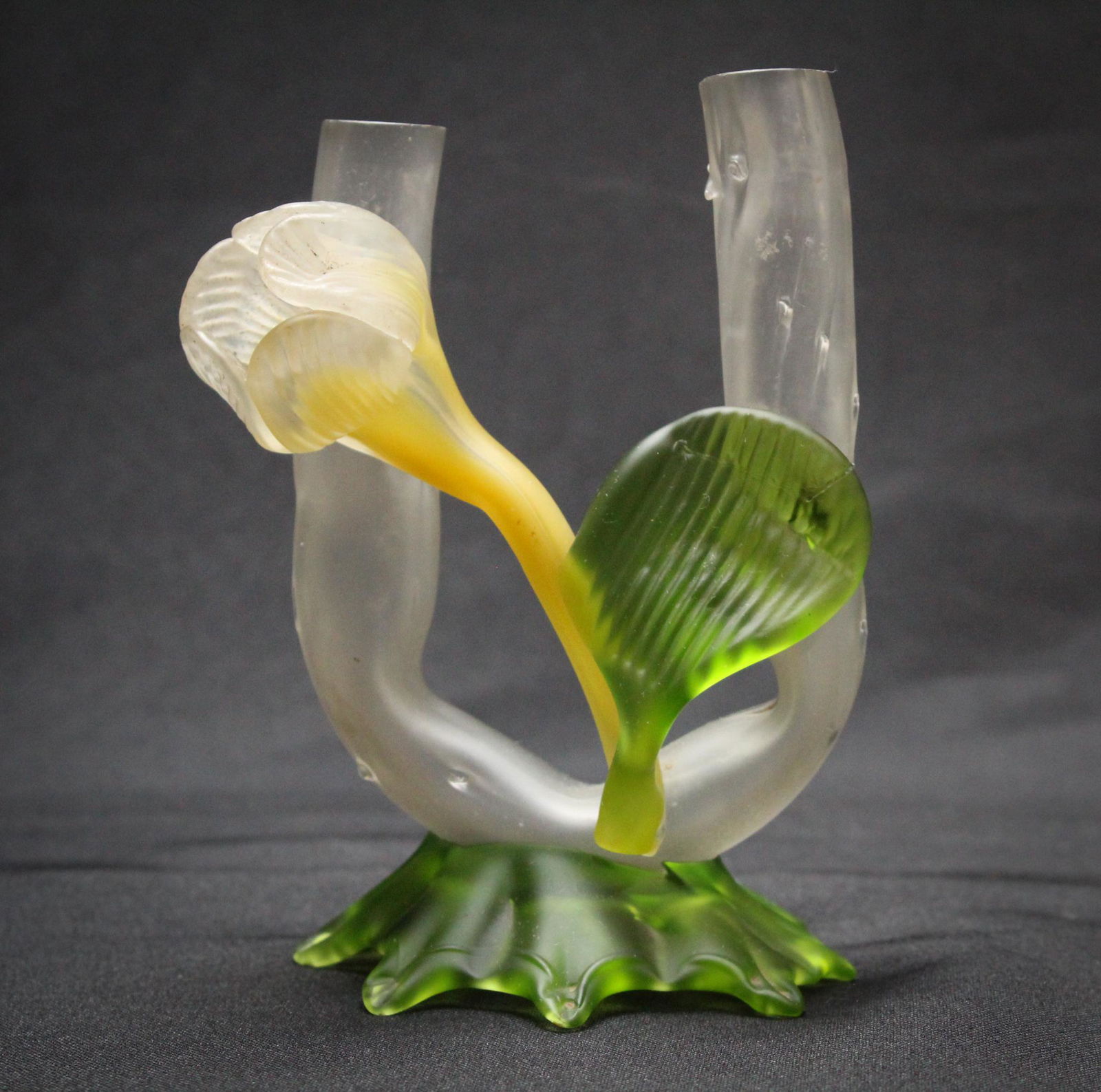 Continental Bohemian Applied Twig Vase (1 of 4)