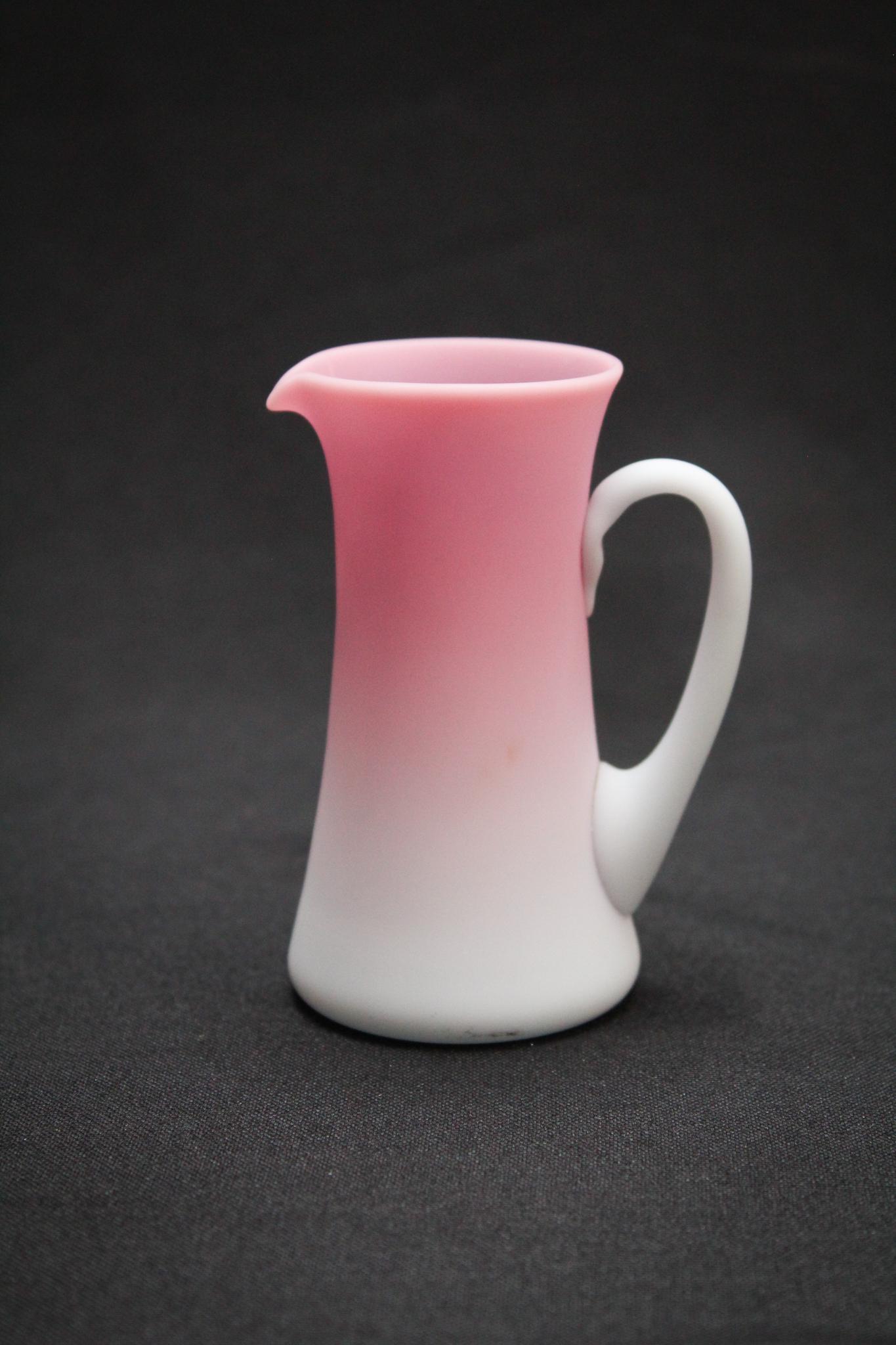 Rare Mt. Washington Peachblow Glass Creamer (1 of 3)