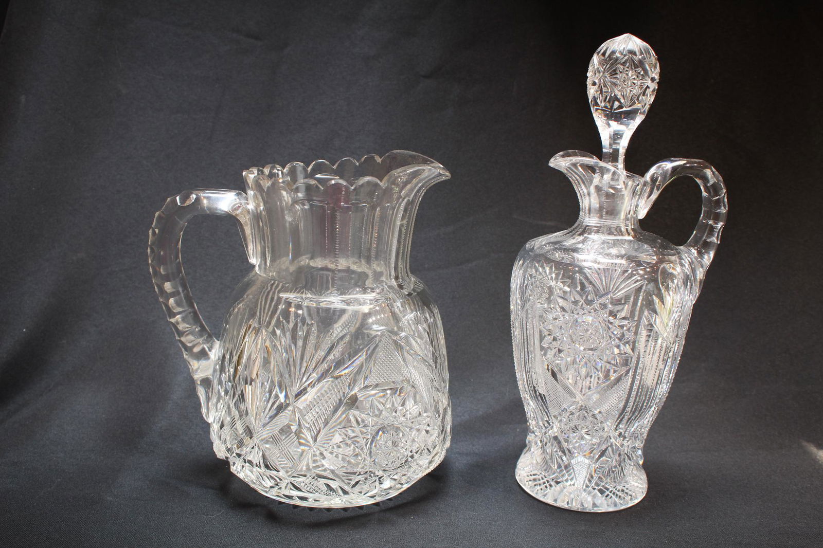2pcs Antique ABP Cut Glass Libbey & more (1 of 12)