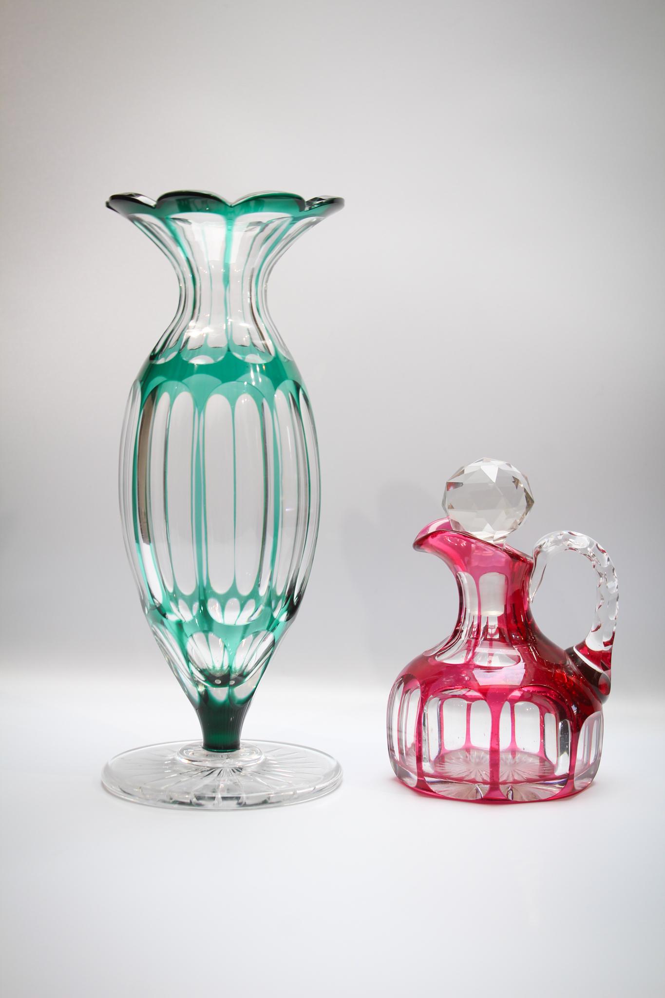 Lot 2 pcs. Cut to Clear Continental Victorian Glass (1 of 6)