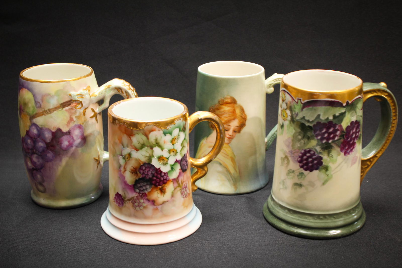 Lot of 4 pcs Limoge Hand Painted Porcelain (1 of 13)