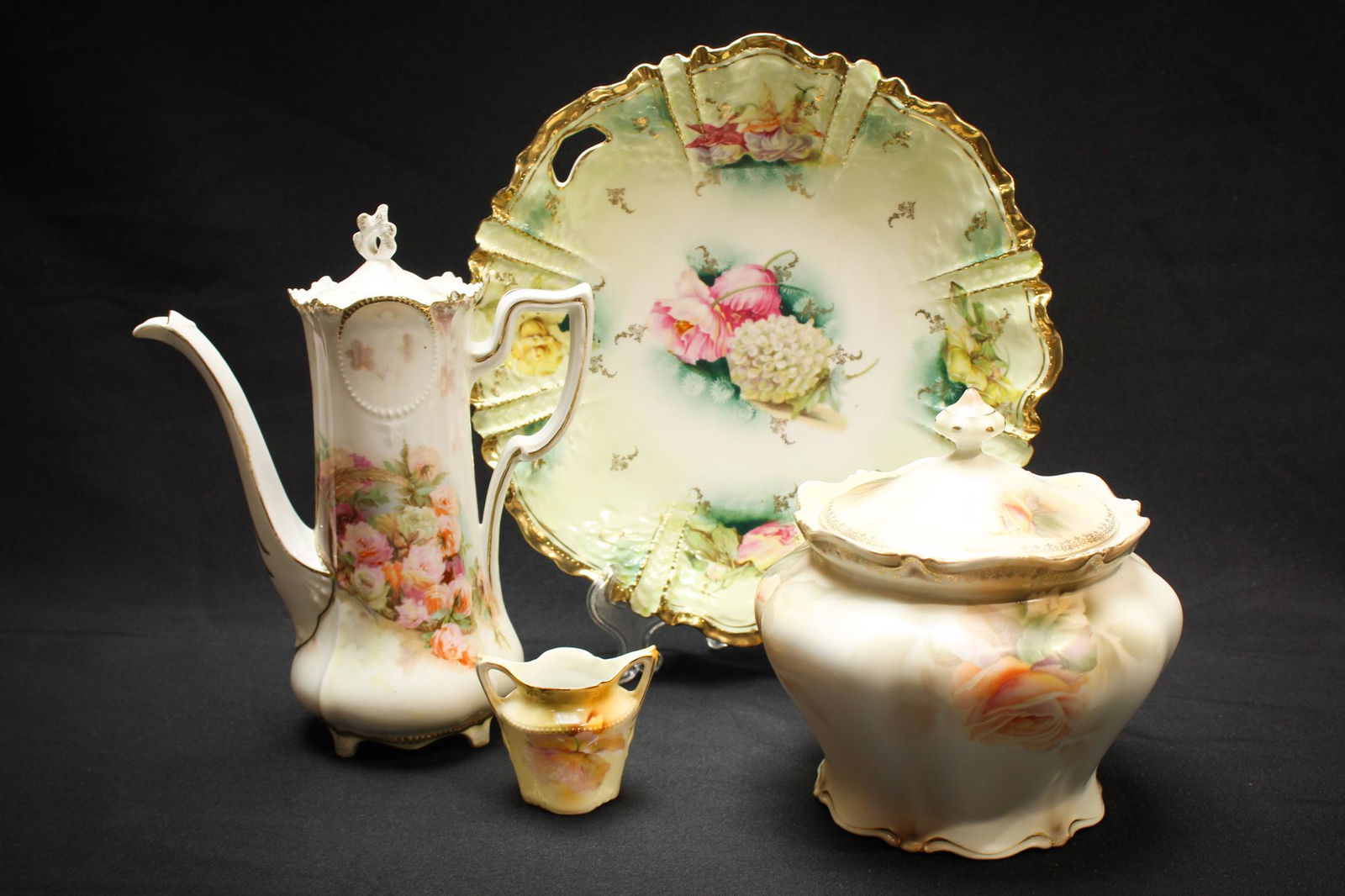 Lot of 4pcs R.S. Prussia Porcelain (1 of 15)