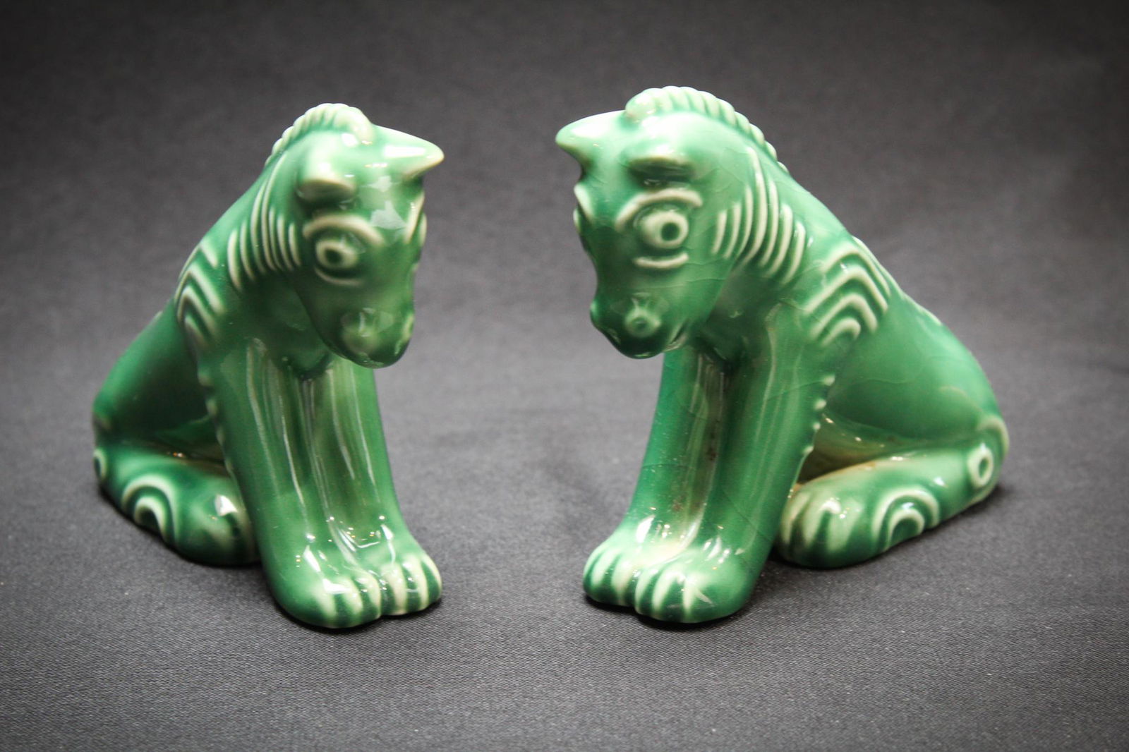 Pr. Rookwood Pottery Figural Zebra statues (1 of 4)