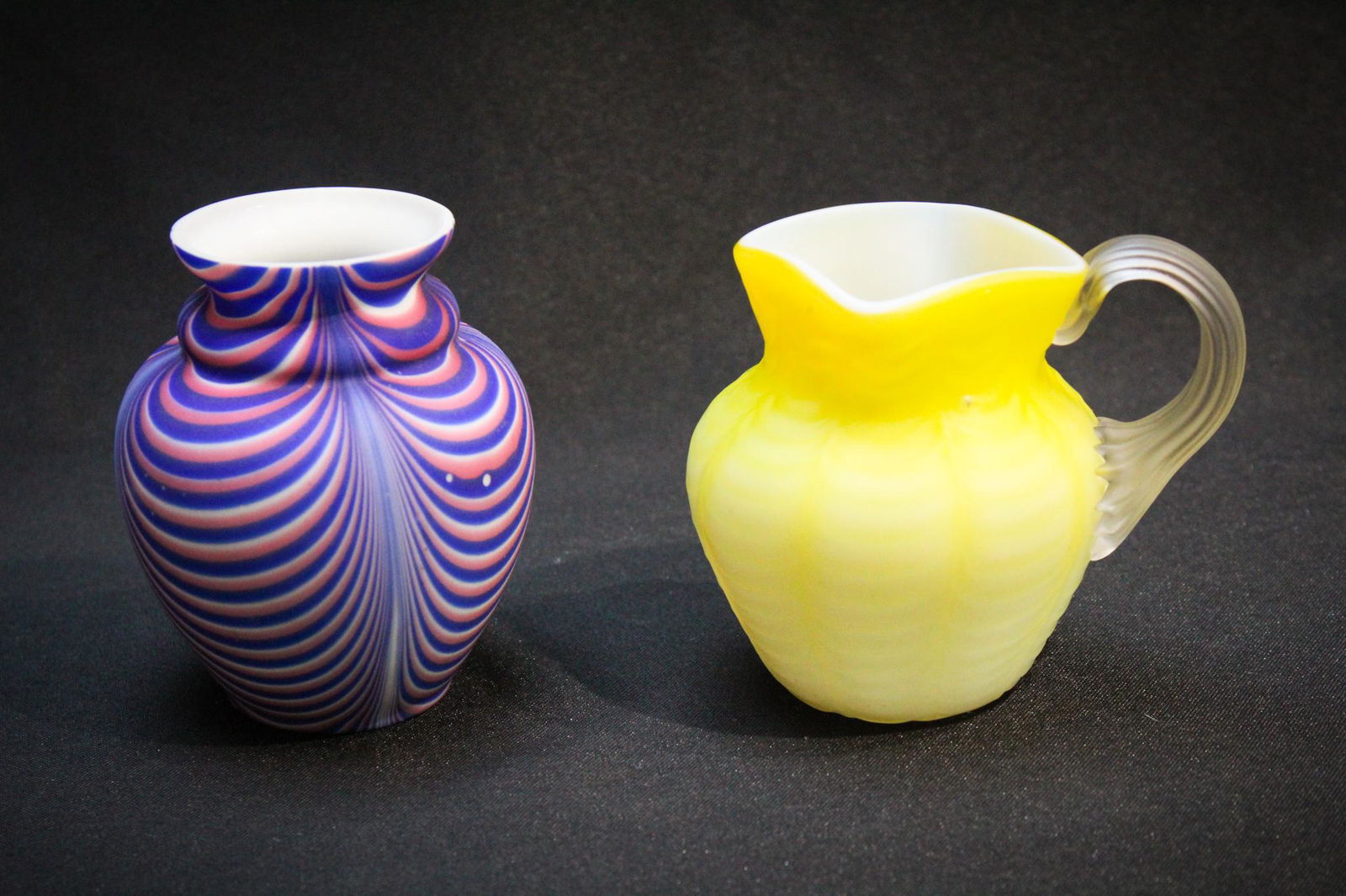 2 pcs Victorian Art Glass Phoenix & Nailsea (1 of 6)