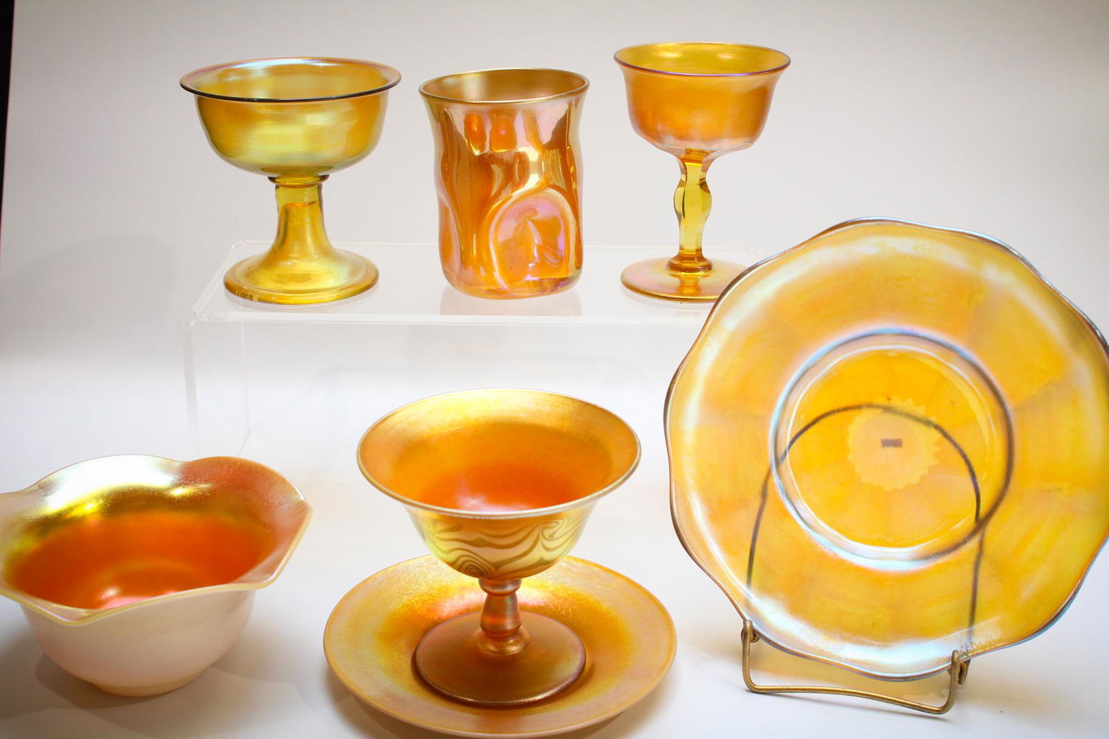 7pcs Tiffany Steuben Kew Blas Durand (1 of 5)