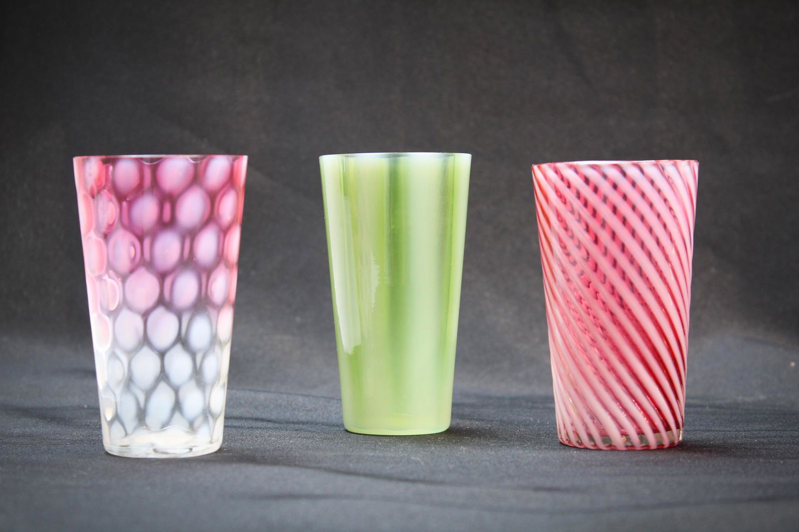 3 Phoenix Glass Juice Victorian Tumblers (1 of 4)