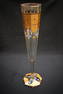 Monumental 19" Moser Crystal Enameled Jewelled & Gilt