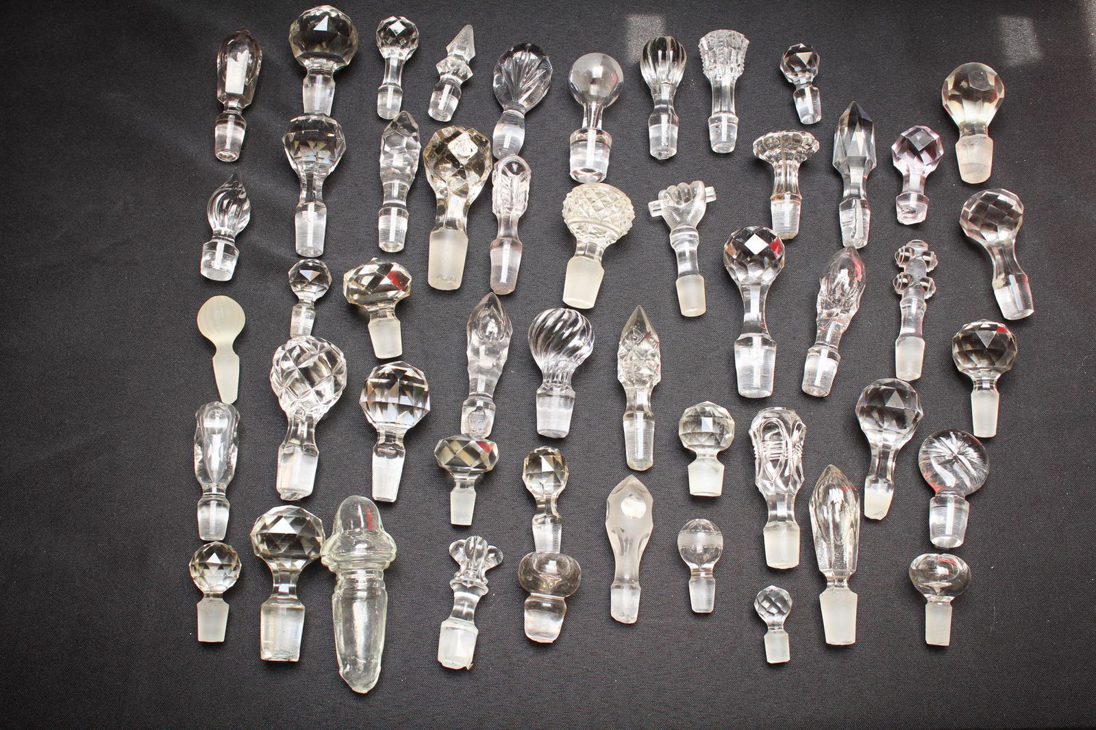 50 Assorted Victorian Antique Cruet Decanter Bottle (1 of 3)