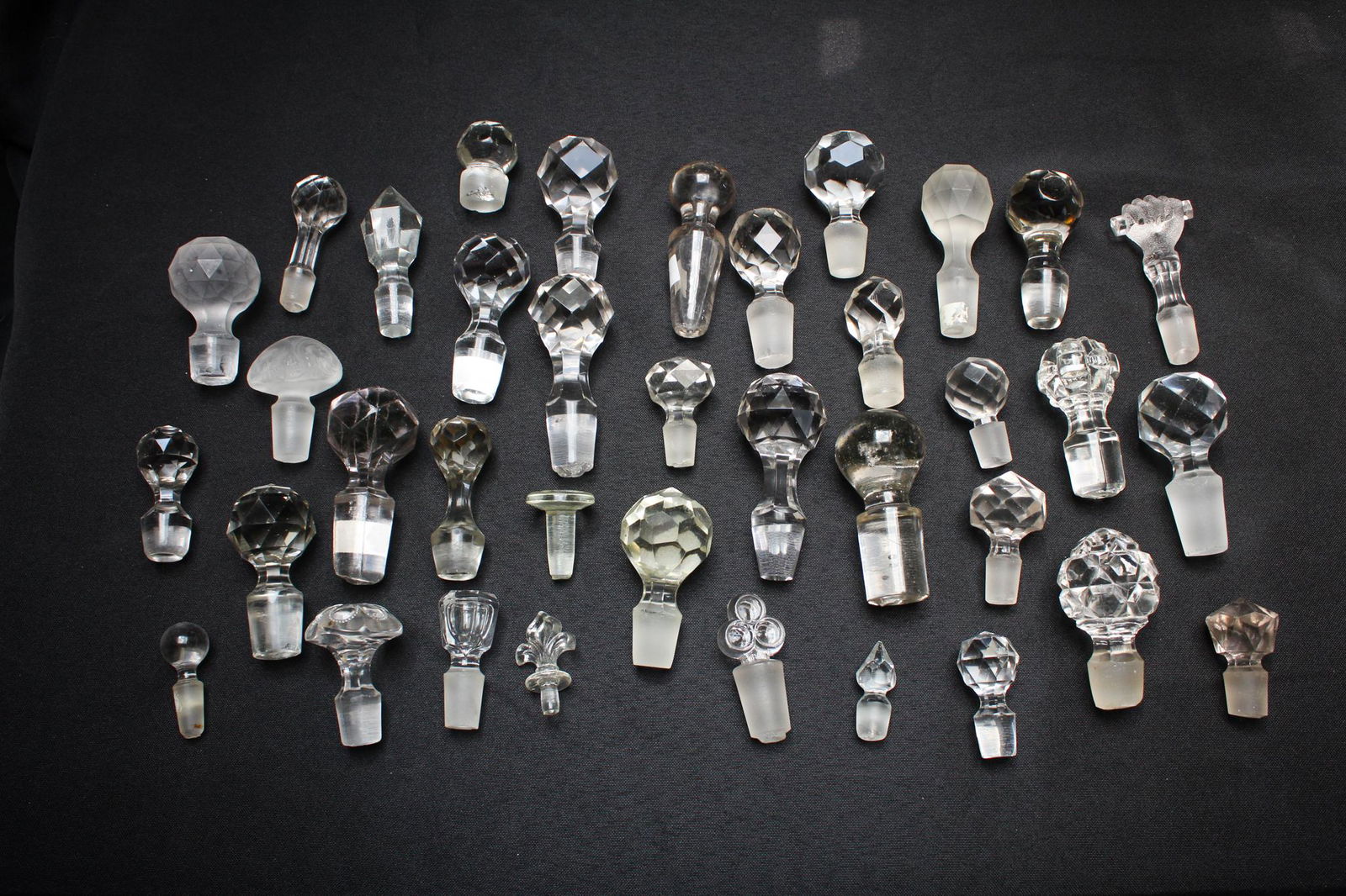 37 Assorted Victorian Antique Cruet Decanter Bottle (1 of 3)