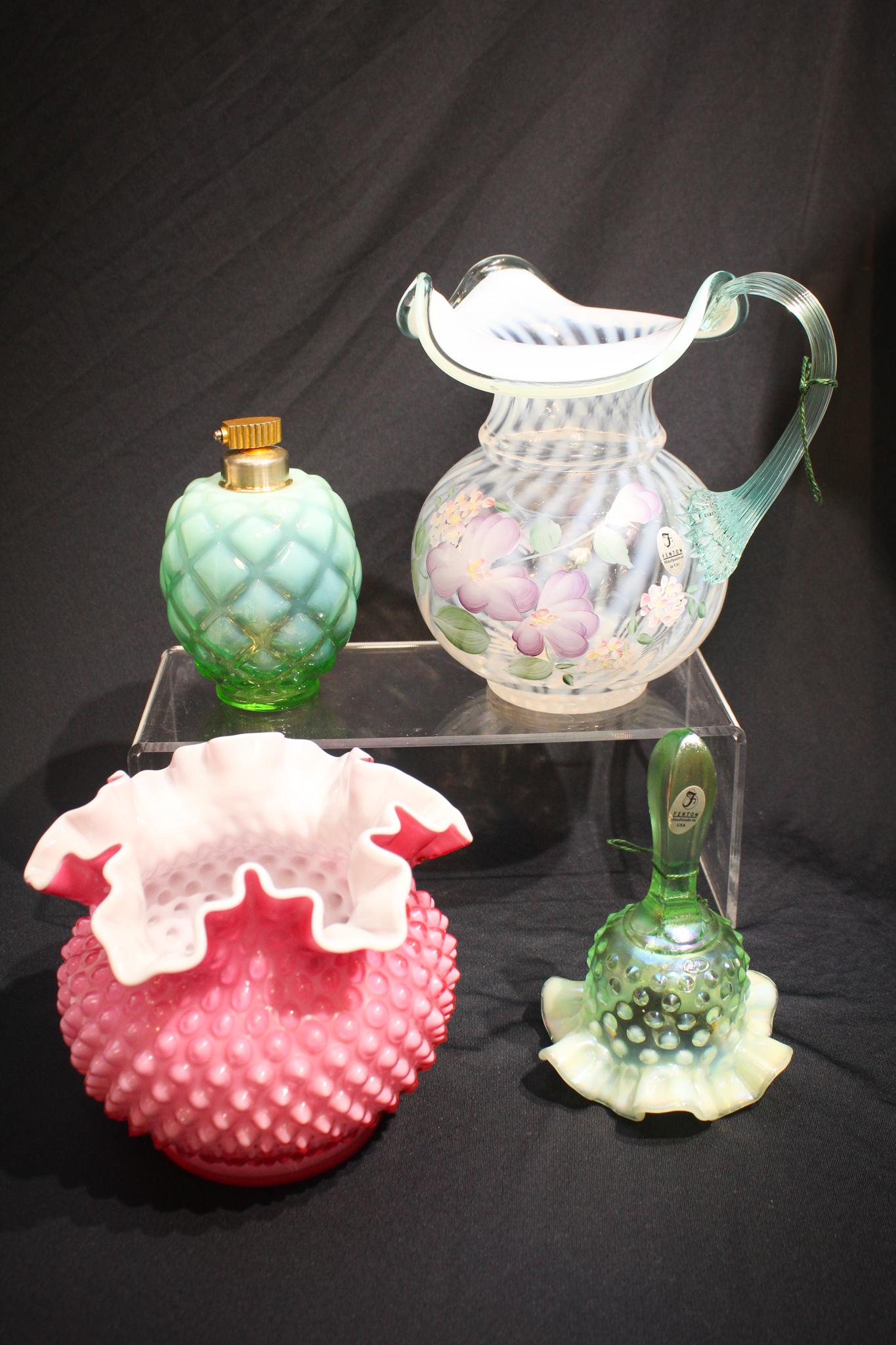 Lot 4 pcs Fenton Glass (1 of 11)