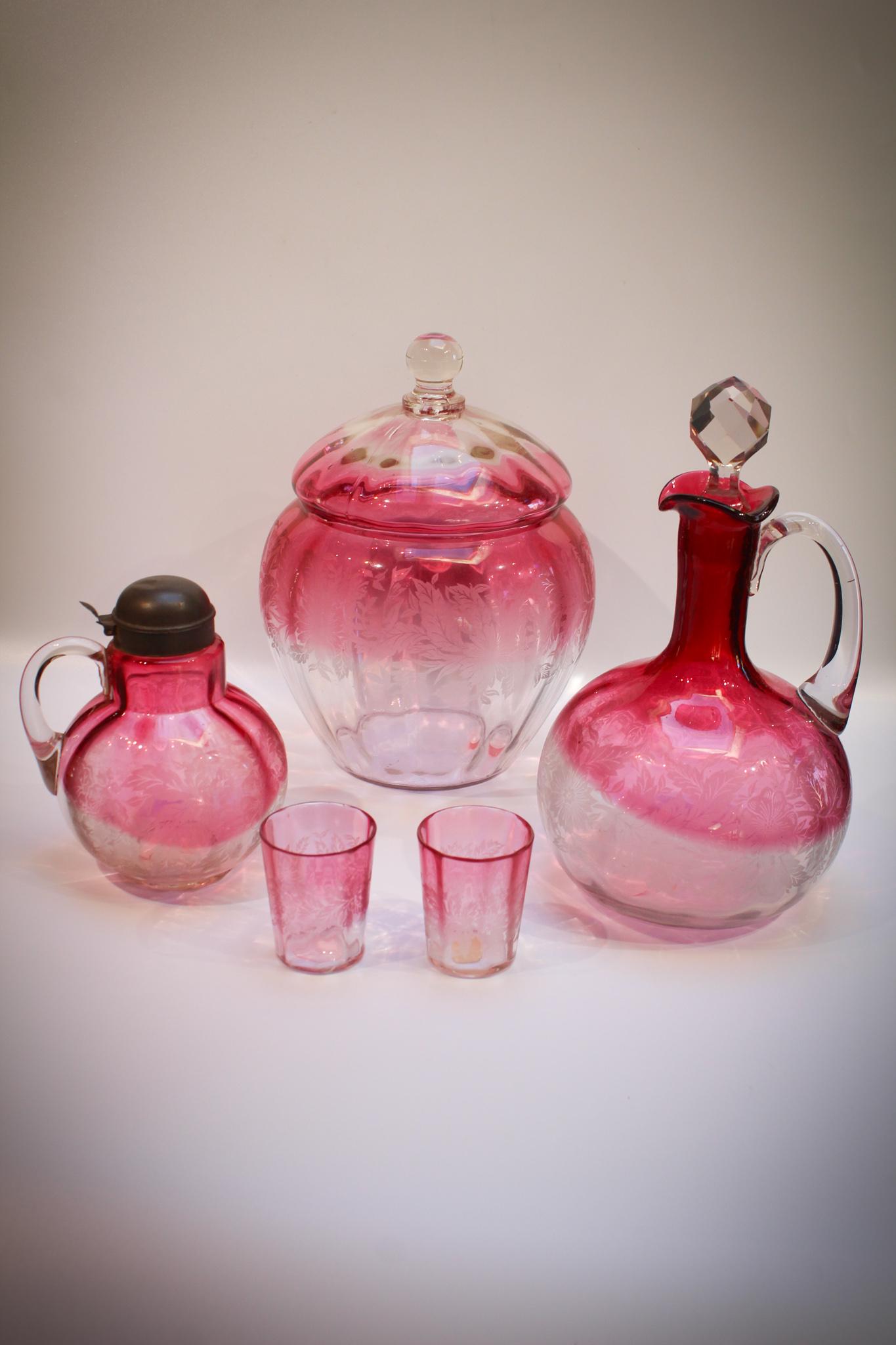 5 pc Lot Scarce Hobb's Rubina Optic (1 of 9)