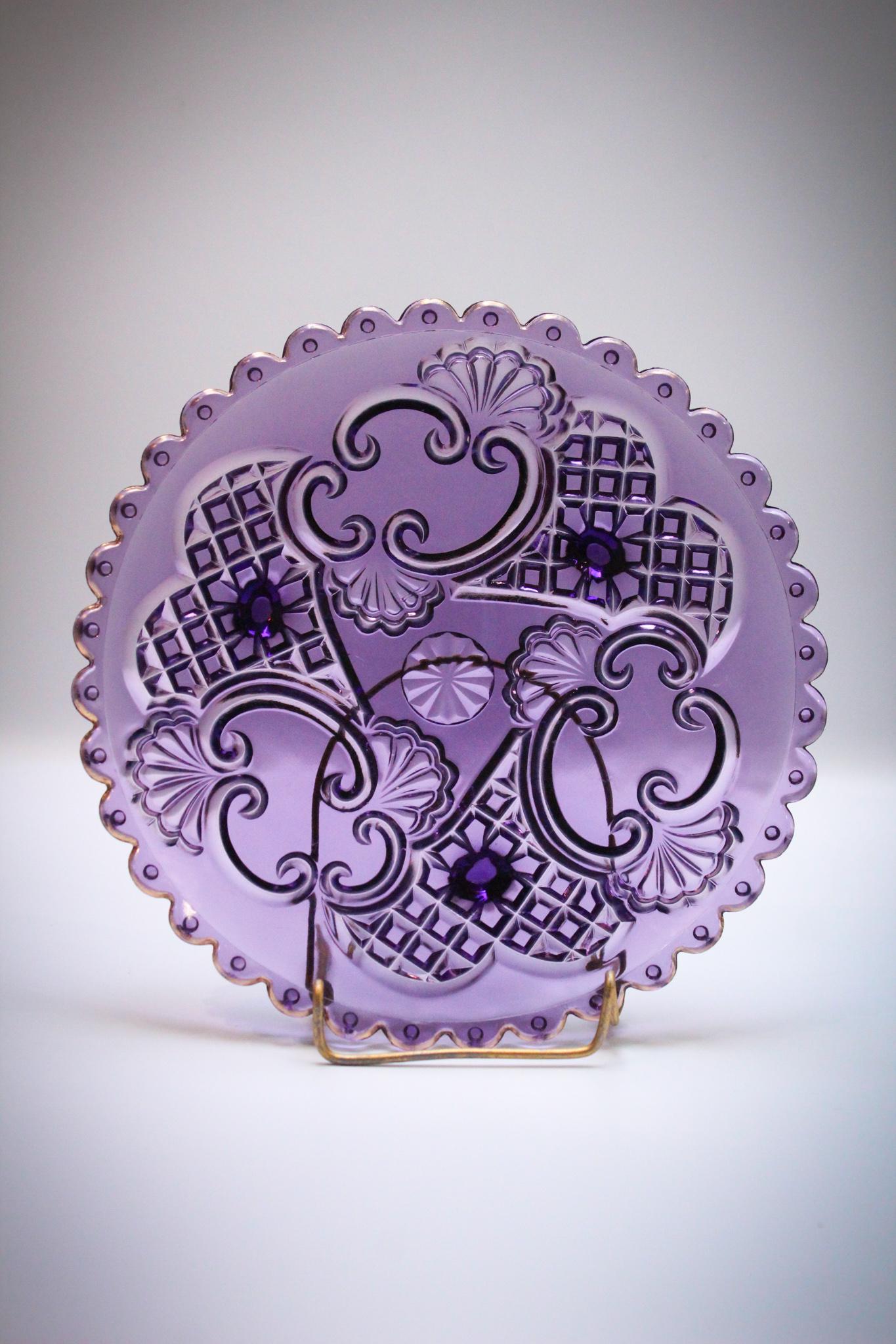 Scarce Riverside Purple Croesus Plate (1 of 4)