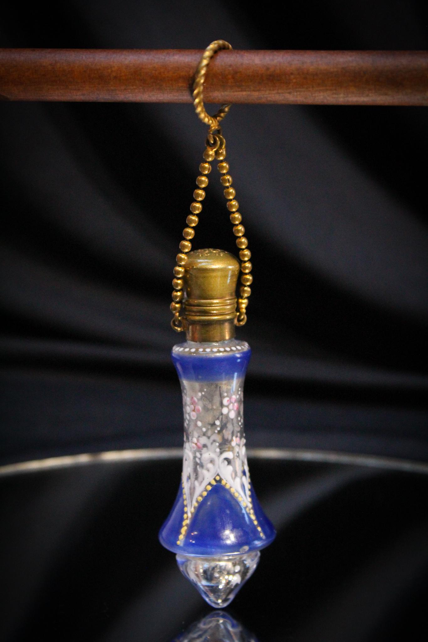 Delicate Victorian Chatelaine enameled (1 of 5)