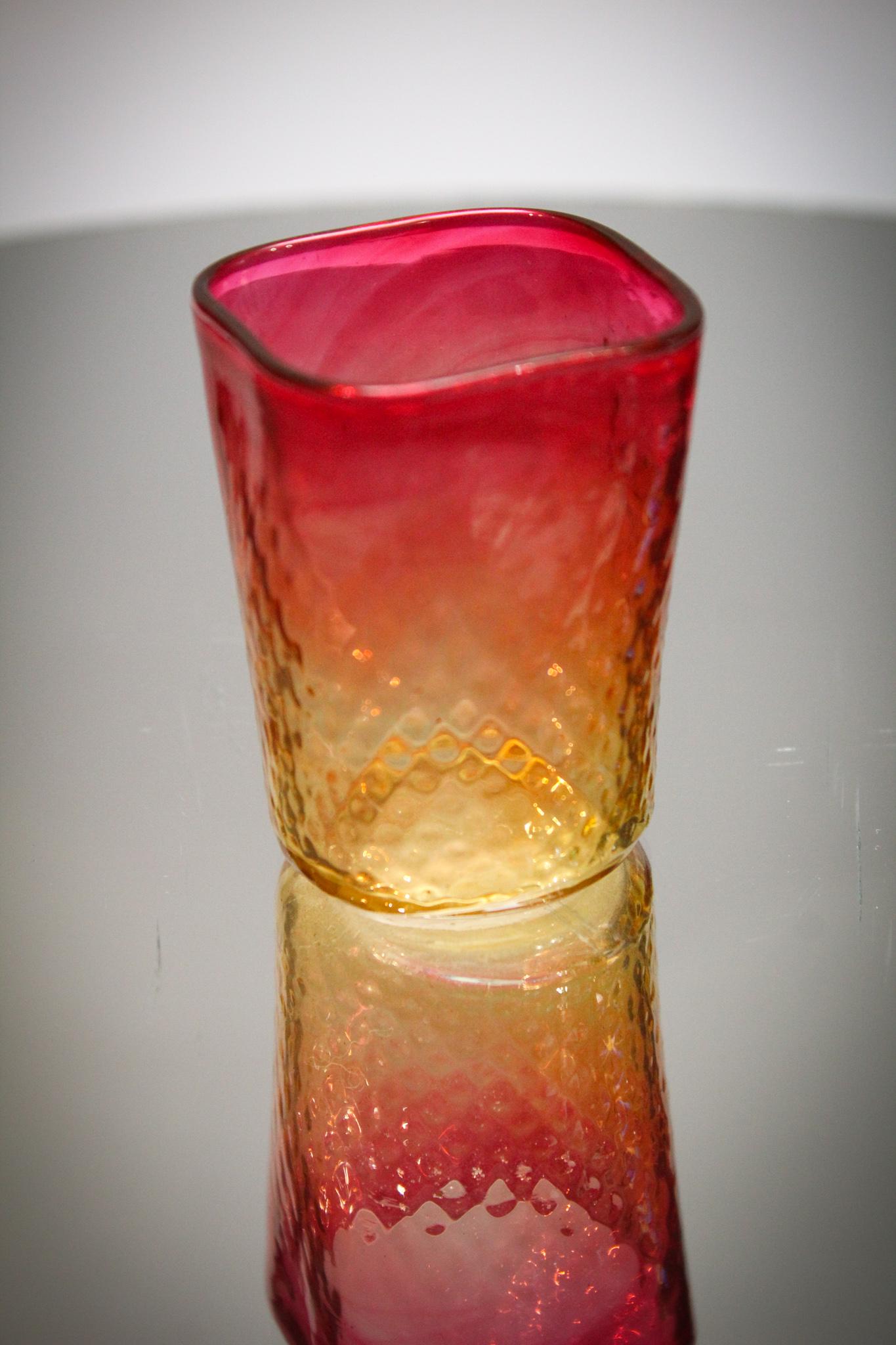 Mt Washington Rose Amber Amberina Toothpick Holder (1 of 3)