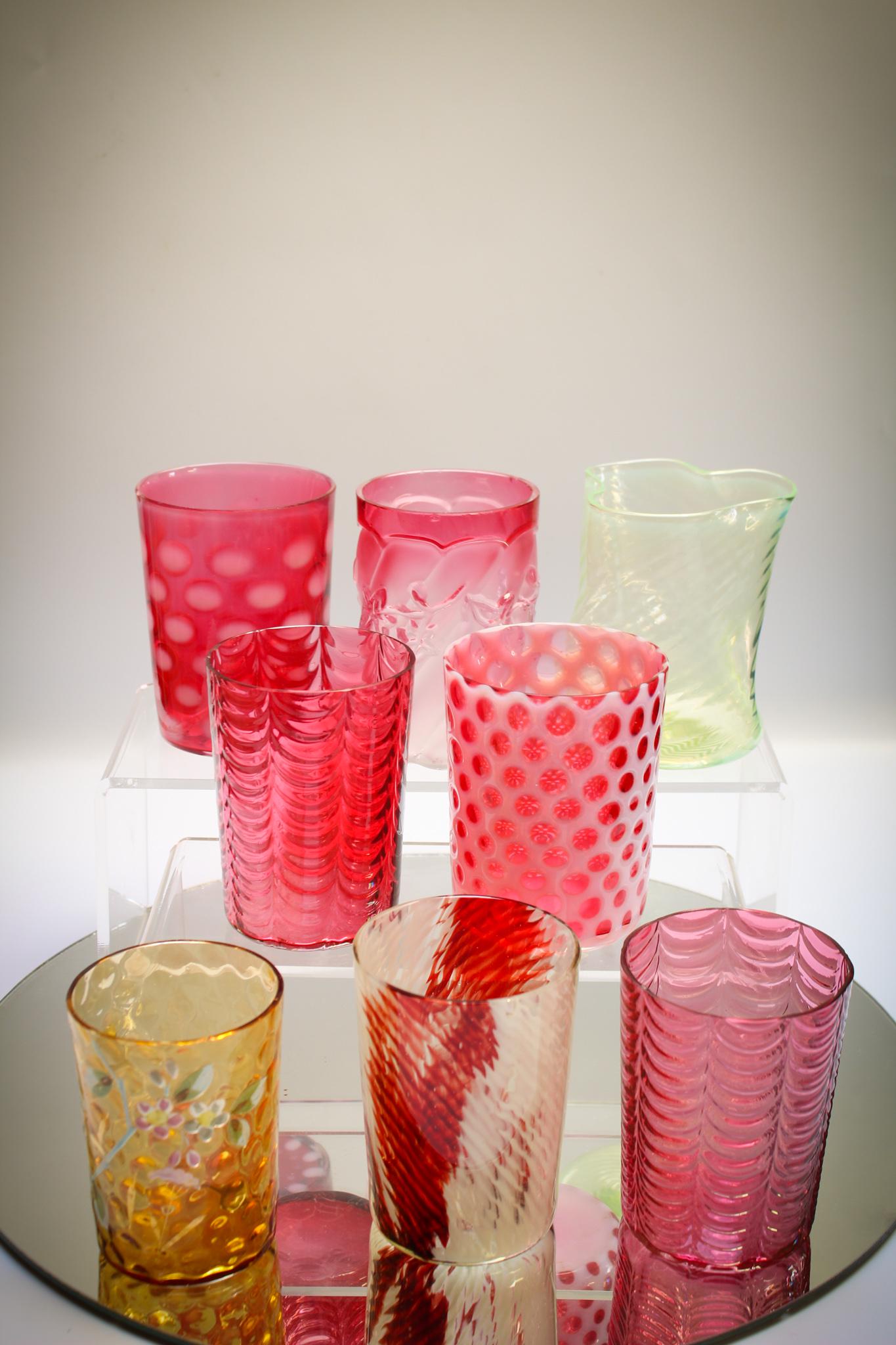 8 pc Lot Victorian Tumblers (1 of 6)