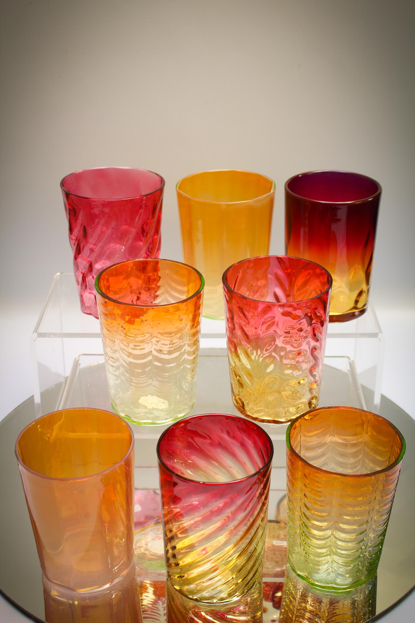 8 pc Lot Victorian Tumblers (1 of 4)