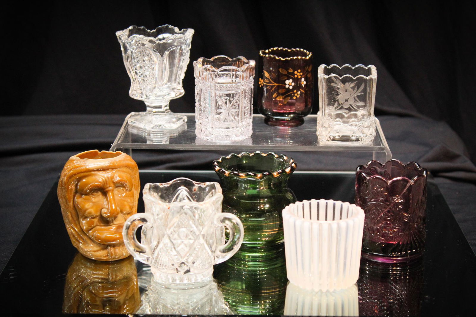 9 pc Lot Victorian & More Toothpick Holders: What a choice assortment here folks. Something for everyone.