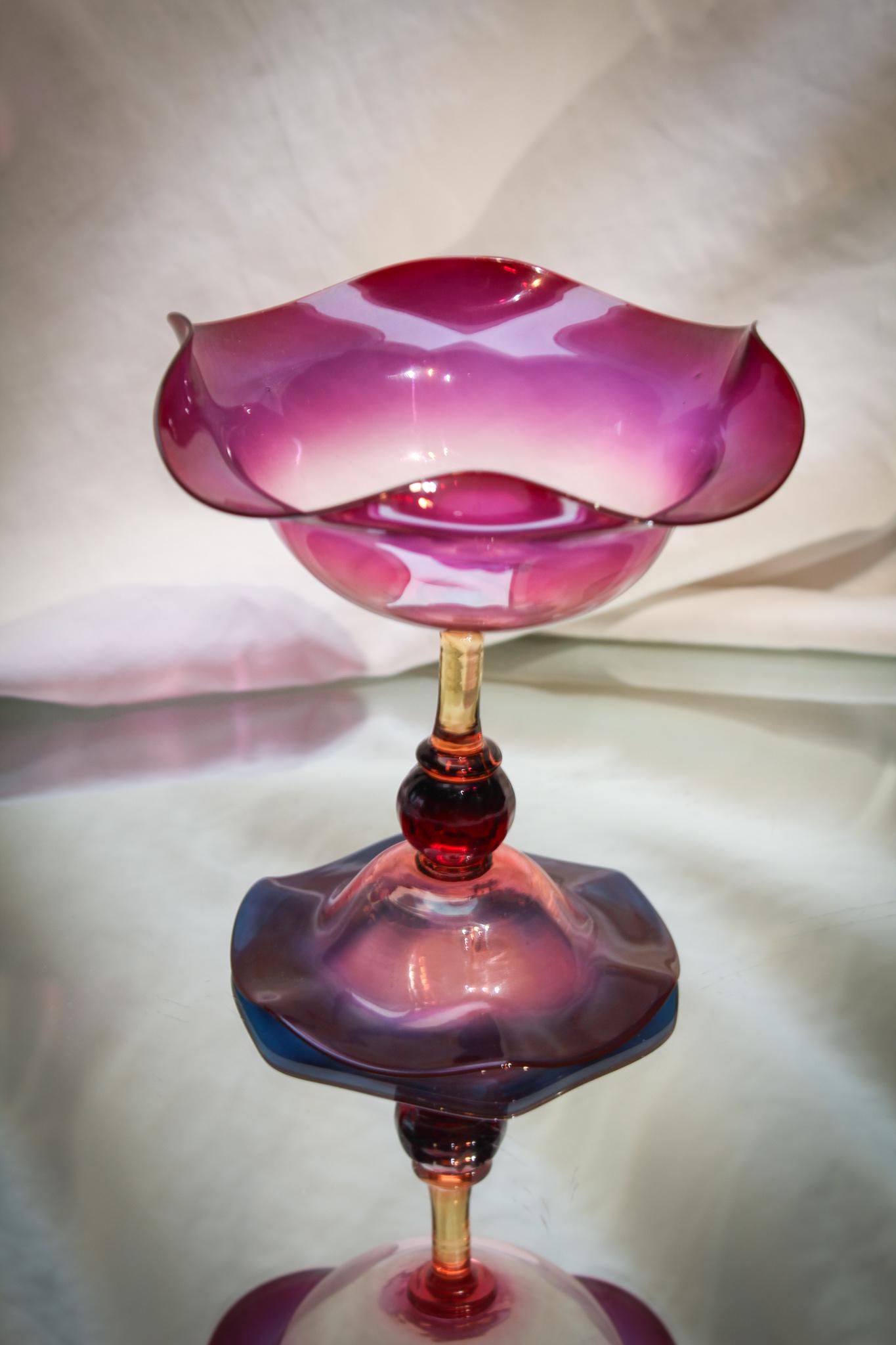 Rare Webb Alexandrite Pedestal Compote (1 of 6)