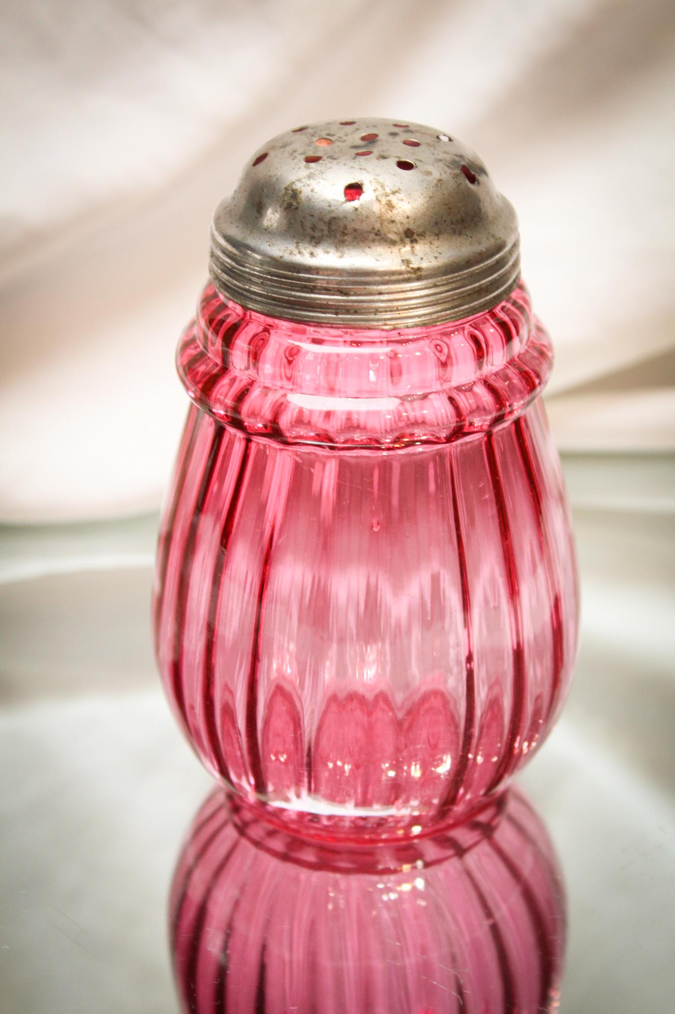 Cranberry Victorian Sugar Shaker (1 of 4)