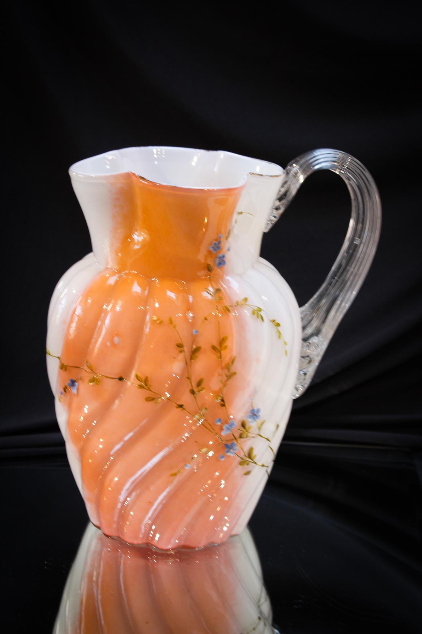 Phoenix Harrach Peaches & Cream Victorian Pitcher (1 of 4)