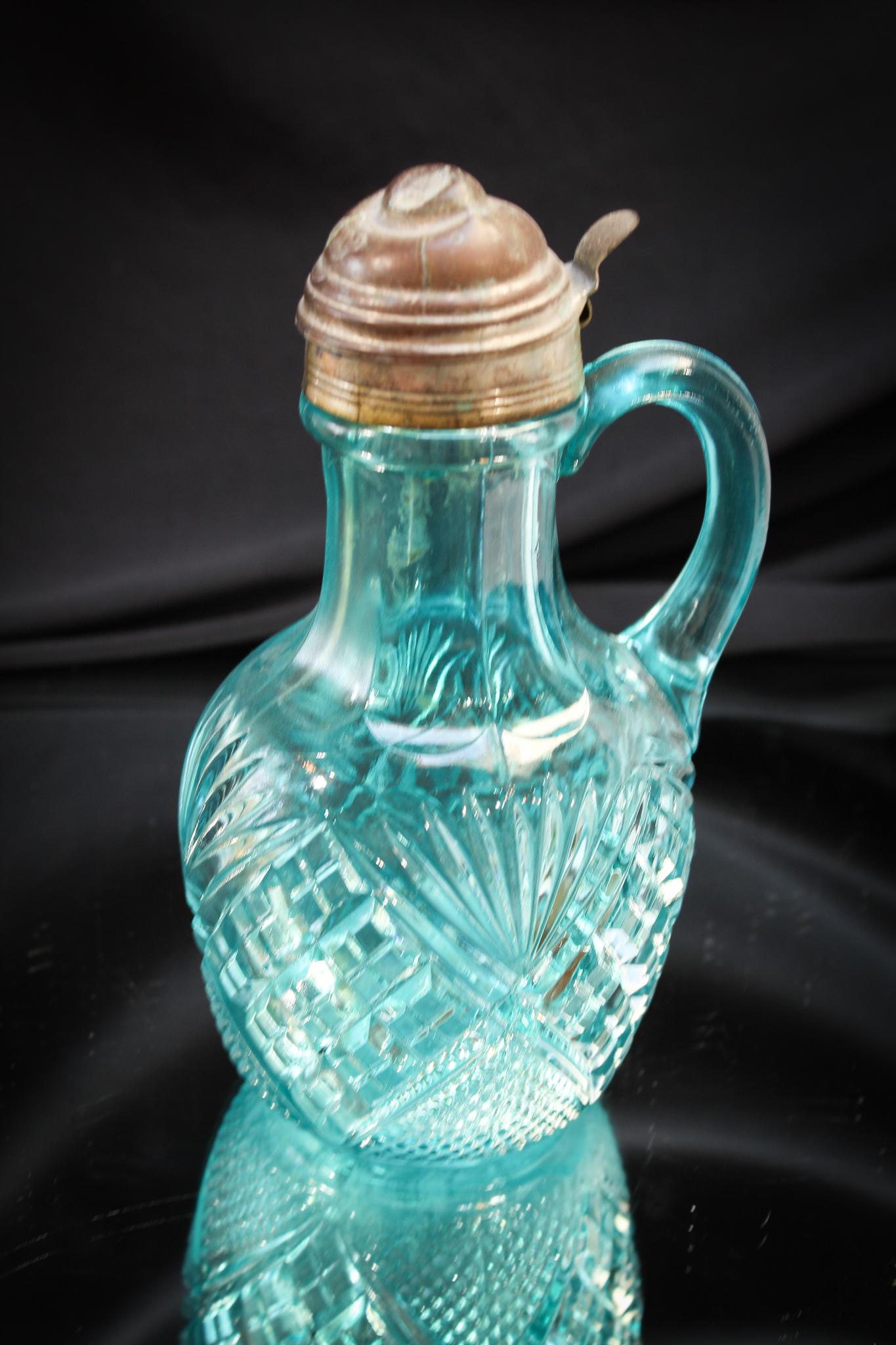 Victorian EAPG Glass Syrup Pitcher (1 of 3)