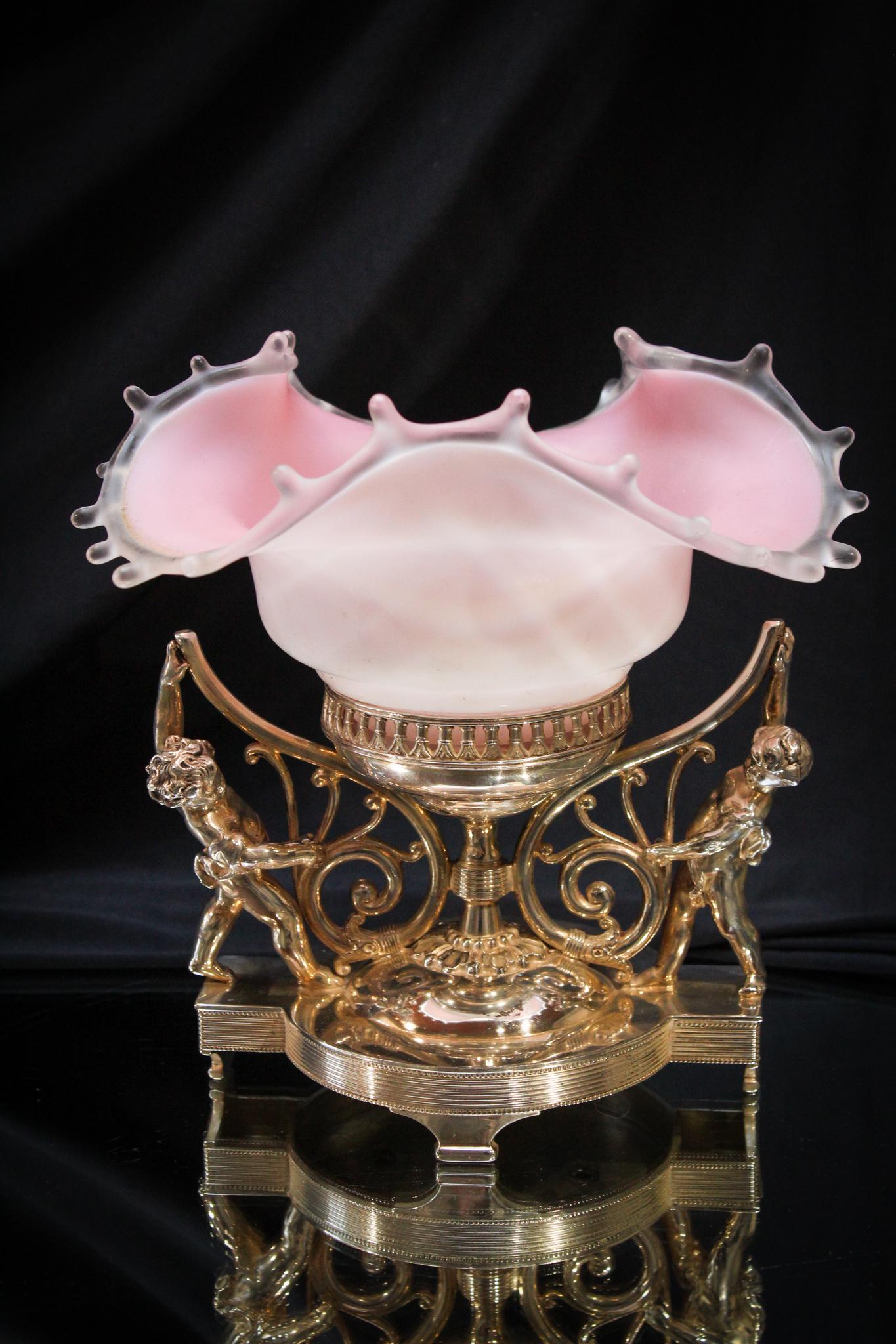 Figural Cherub Simpson Miller Victorian Brides Bowl (1 of 7)
