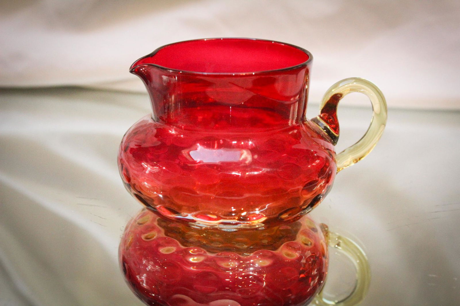 Mt. Washington Amberina Victorian Creamer (1 of 3)