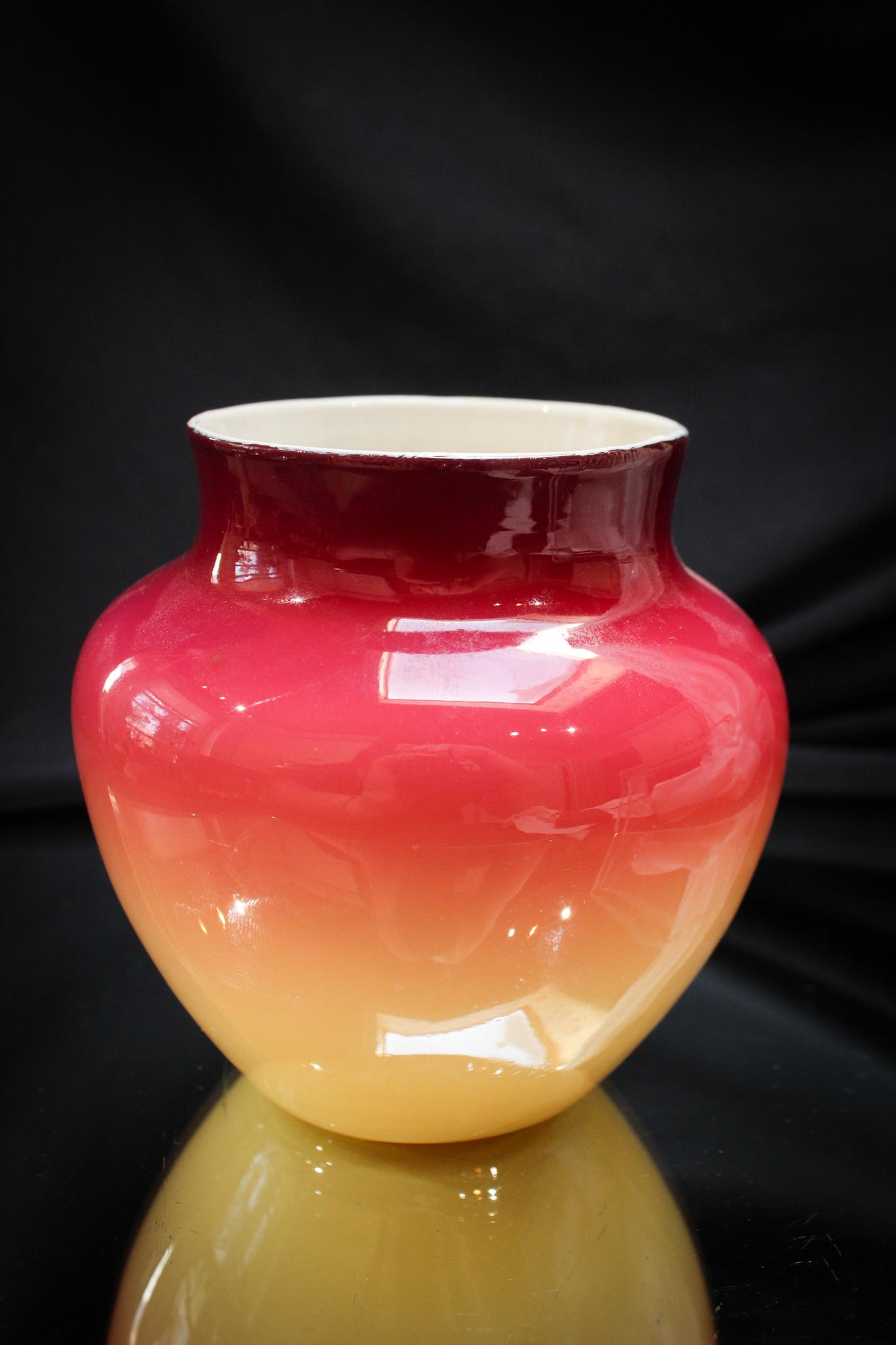 Wheeling Victorian Peachblow 4" Vase Spooner (1 of 3)