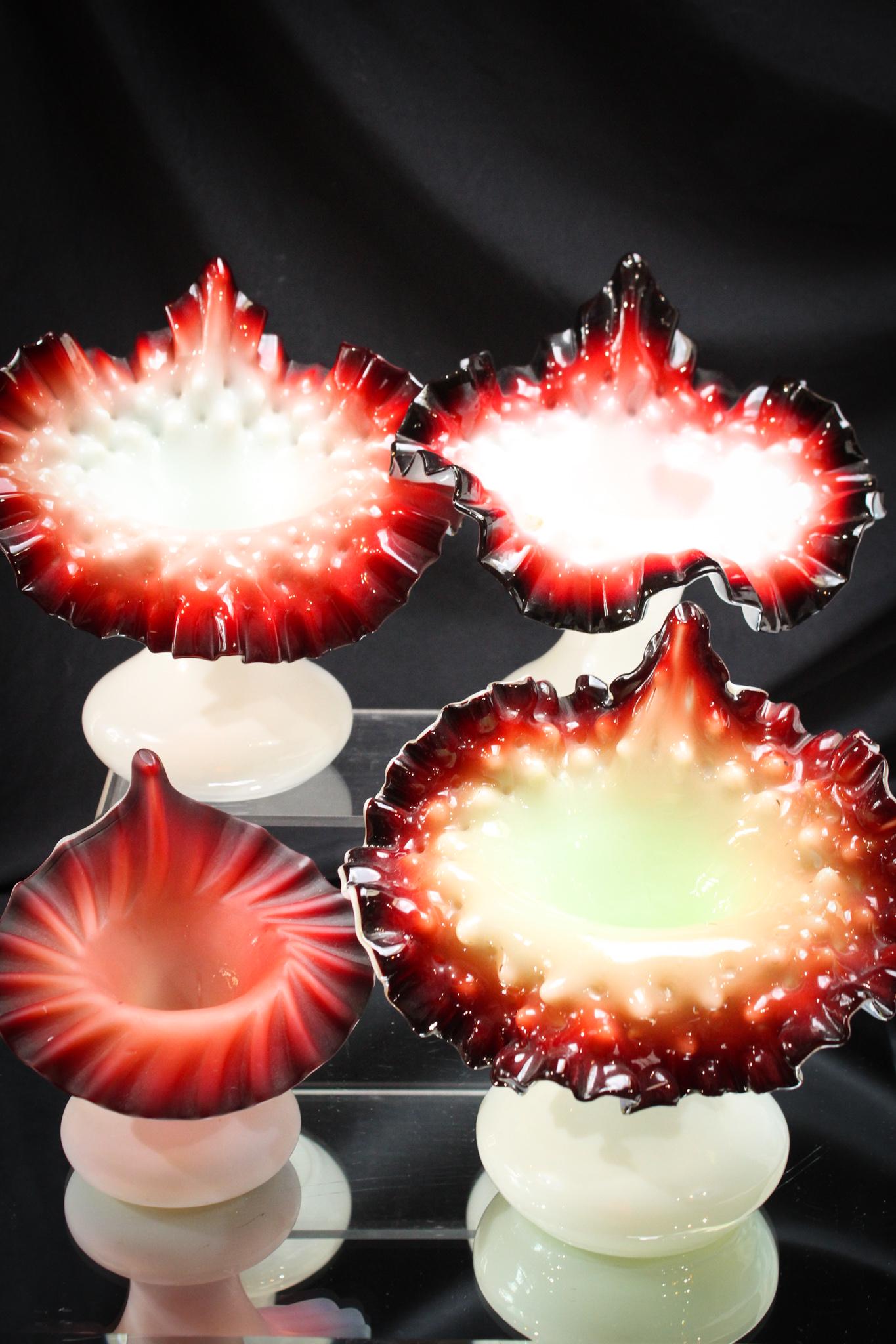 4  pc Family Victorian Jack in the Pulpit Vases (1 of 3)