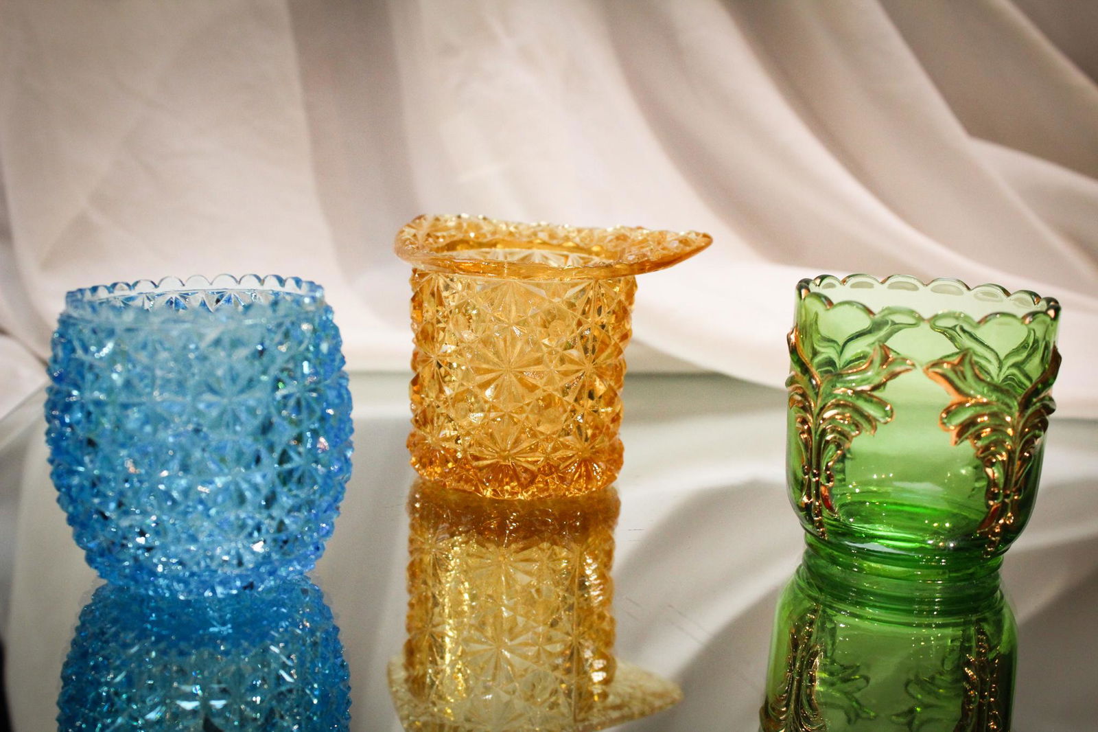 3 pc Lot Victorian Toothpick Holders (1 of 2)