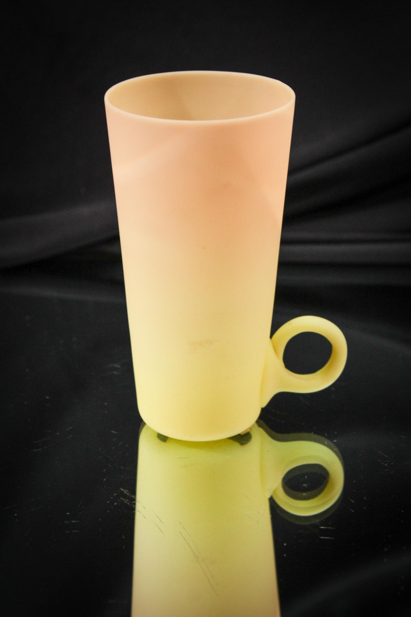 Mt. Washington Burmese Victorian Glass Lemonade Cup (1 of 4)