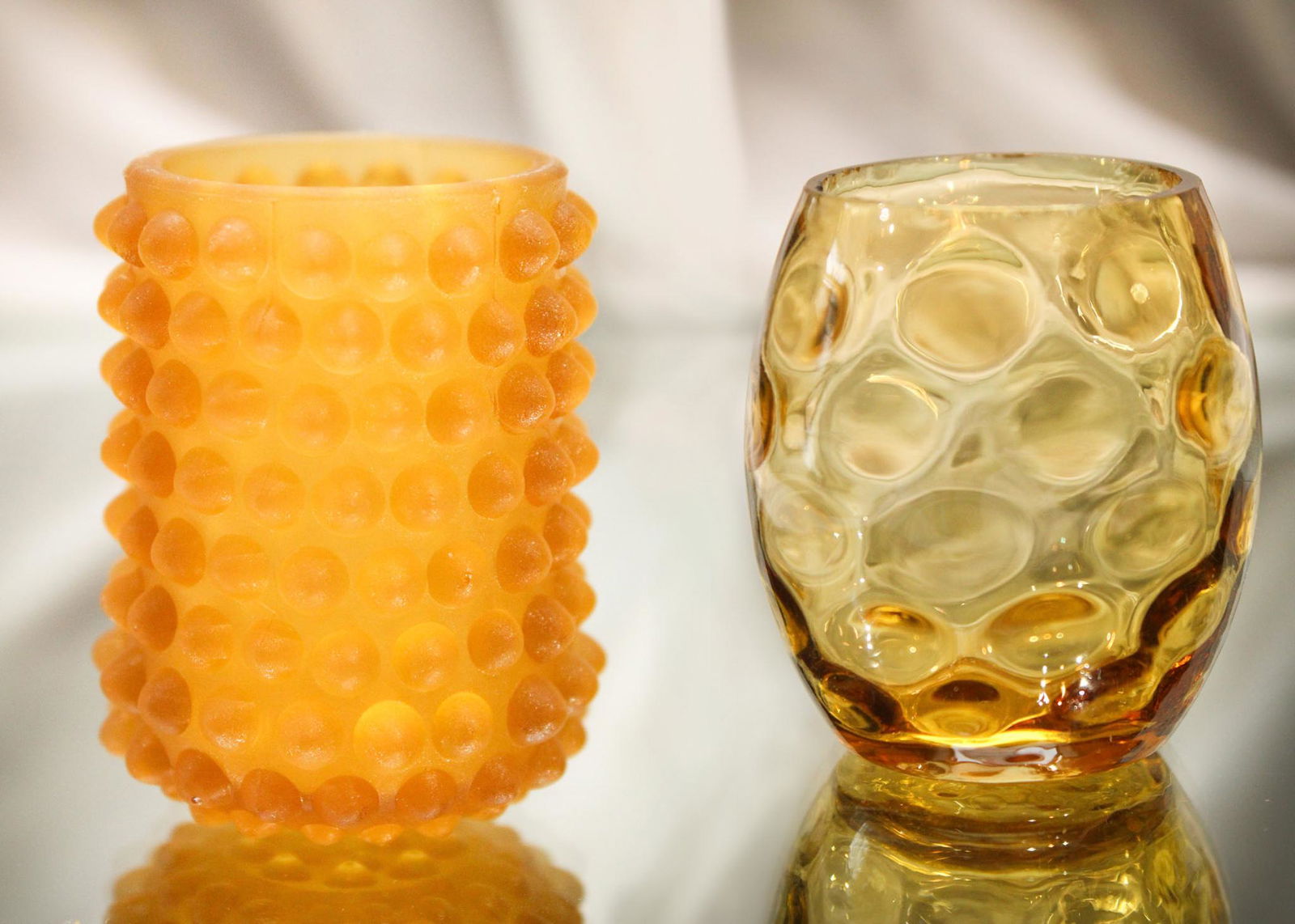 2 pc Lot Victorian Amber Toothpick Holders (1 of 6)