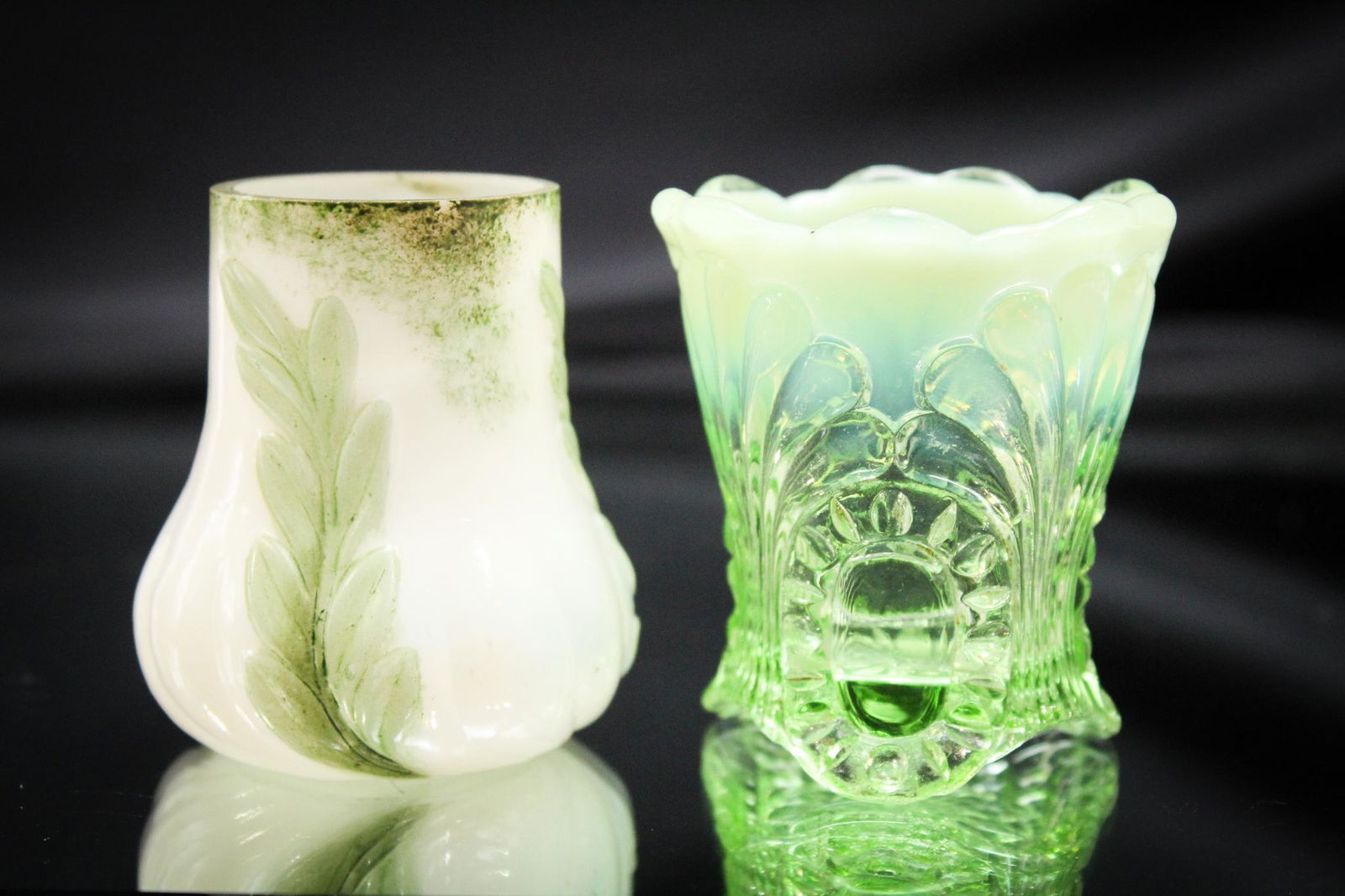 2 Pc Lot Victorian Toothpick Holders (1 of 3)