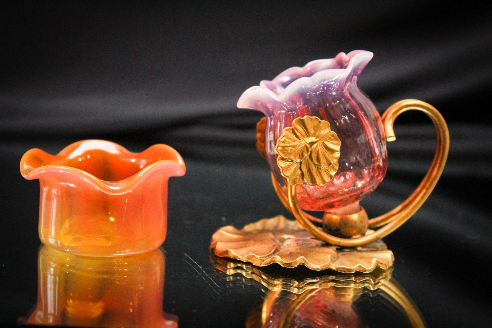 Cranberry Victorian Tulip  and Monot Stumph Open Salt (1 of 7)