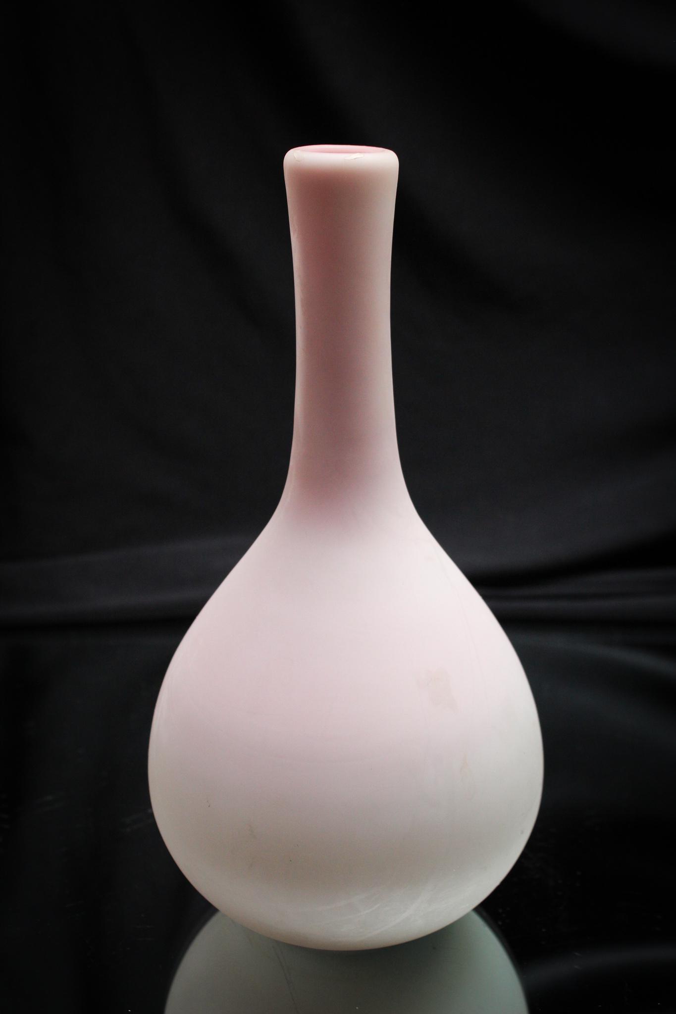 Mt. Washington Peachblow 8" Gourd Vase (1 of 5)