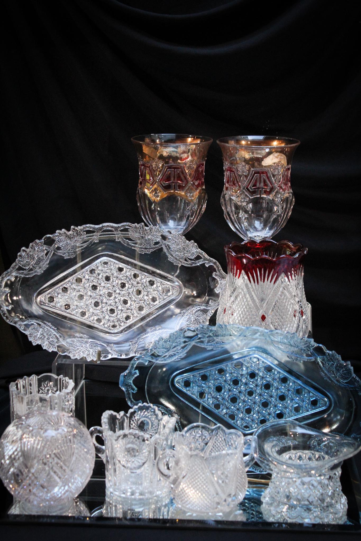 Mega Magnum Auctions 10 pc. Lot Pattern Glass: Yep, you guessed it. Another Mega Magnum Auctions Lot. This one is a combined lot of wonderfulness. Something for all the discriminating collectors out there, we're hoping.