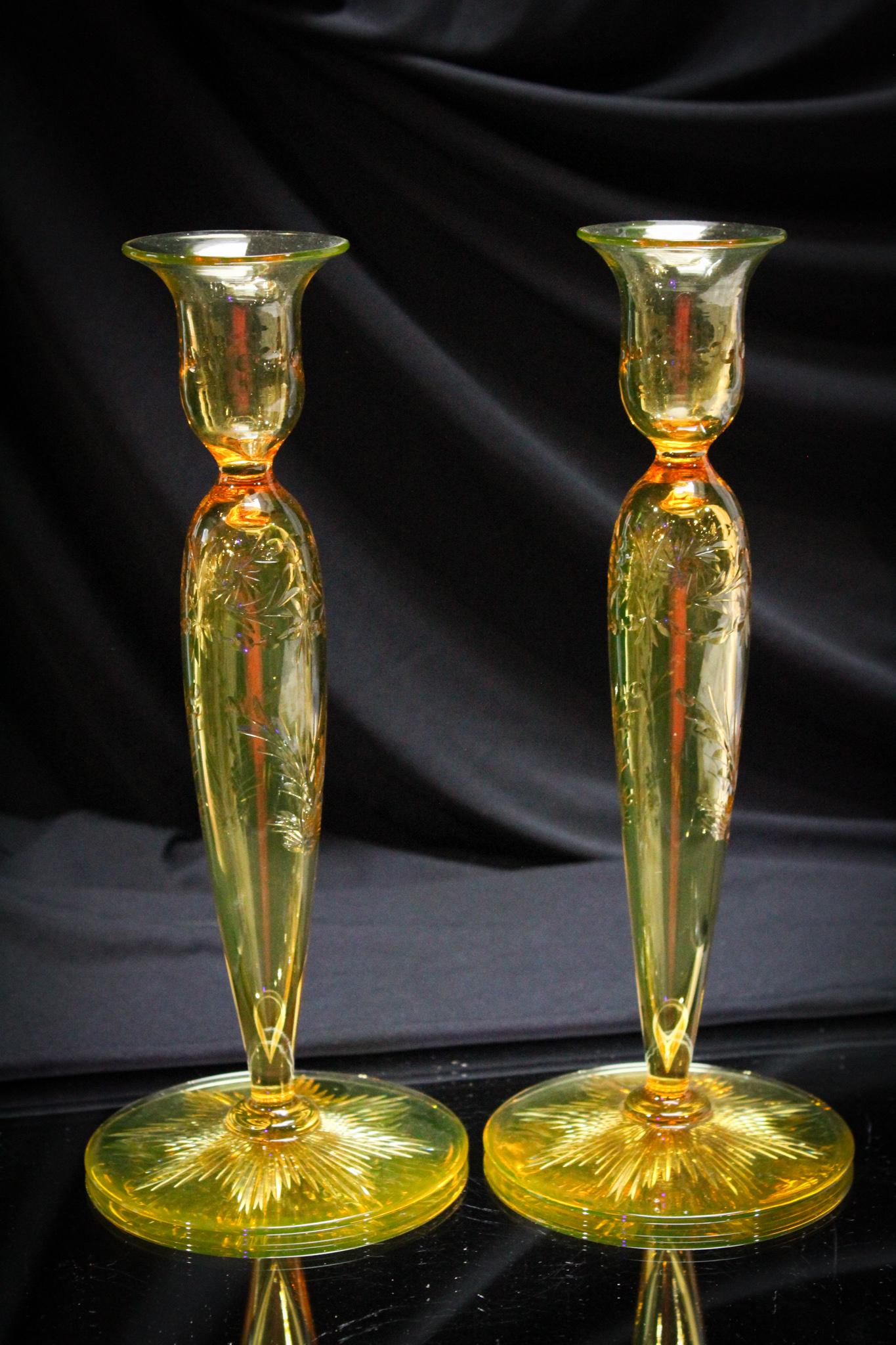3 pc. Lot Pairpoint & Tiffin Glass: Great offering of three pieces in this lot. Lot is comprised of a Pairpoint cut compote with amber rim, a Pairpoint ruby glass compote, and a Tiffin blue compote. Tallest measures 6 1/2".
