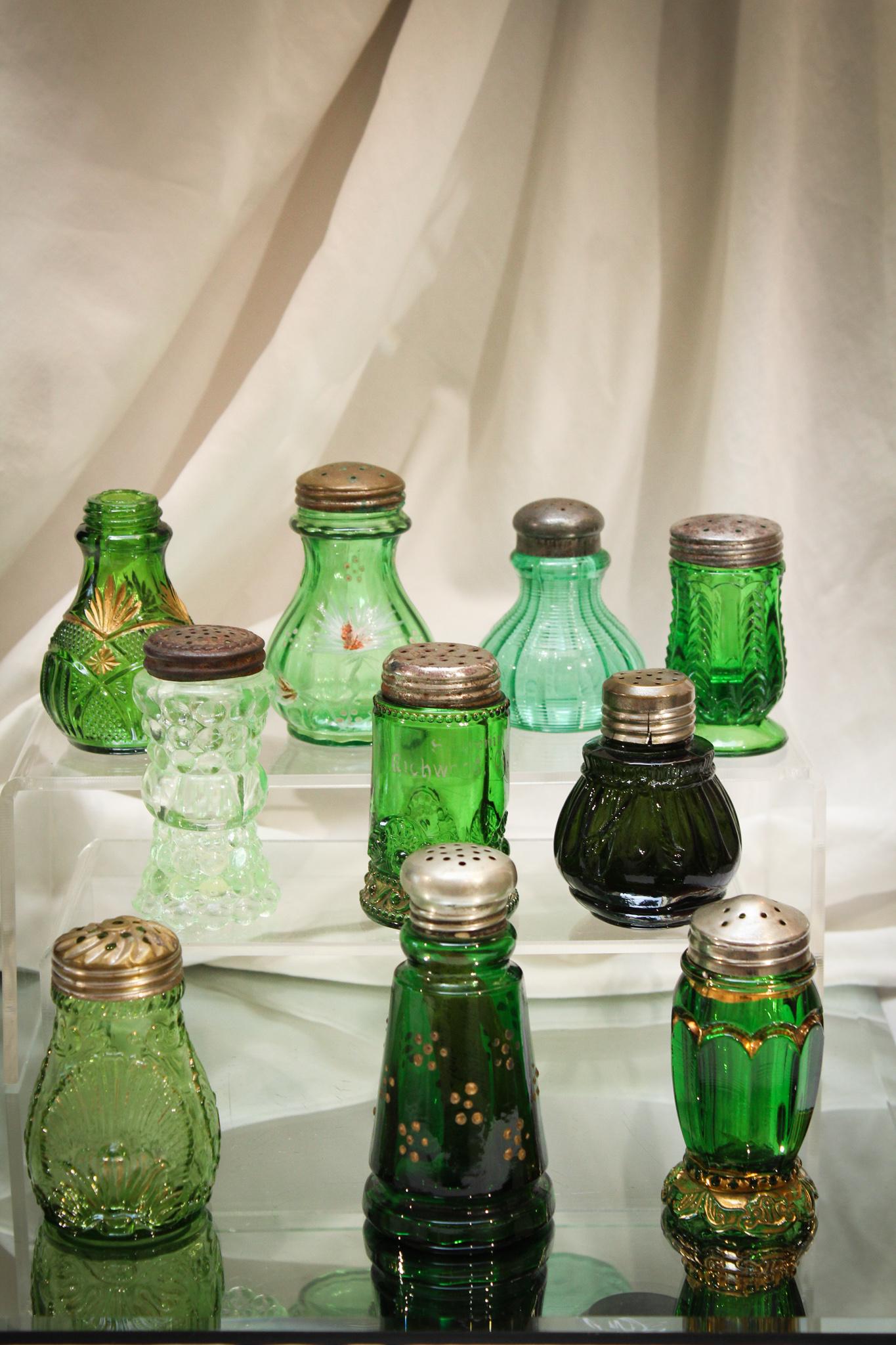 10 pc. Lot Victorian Glass Salt Shakers (1 of 7)