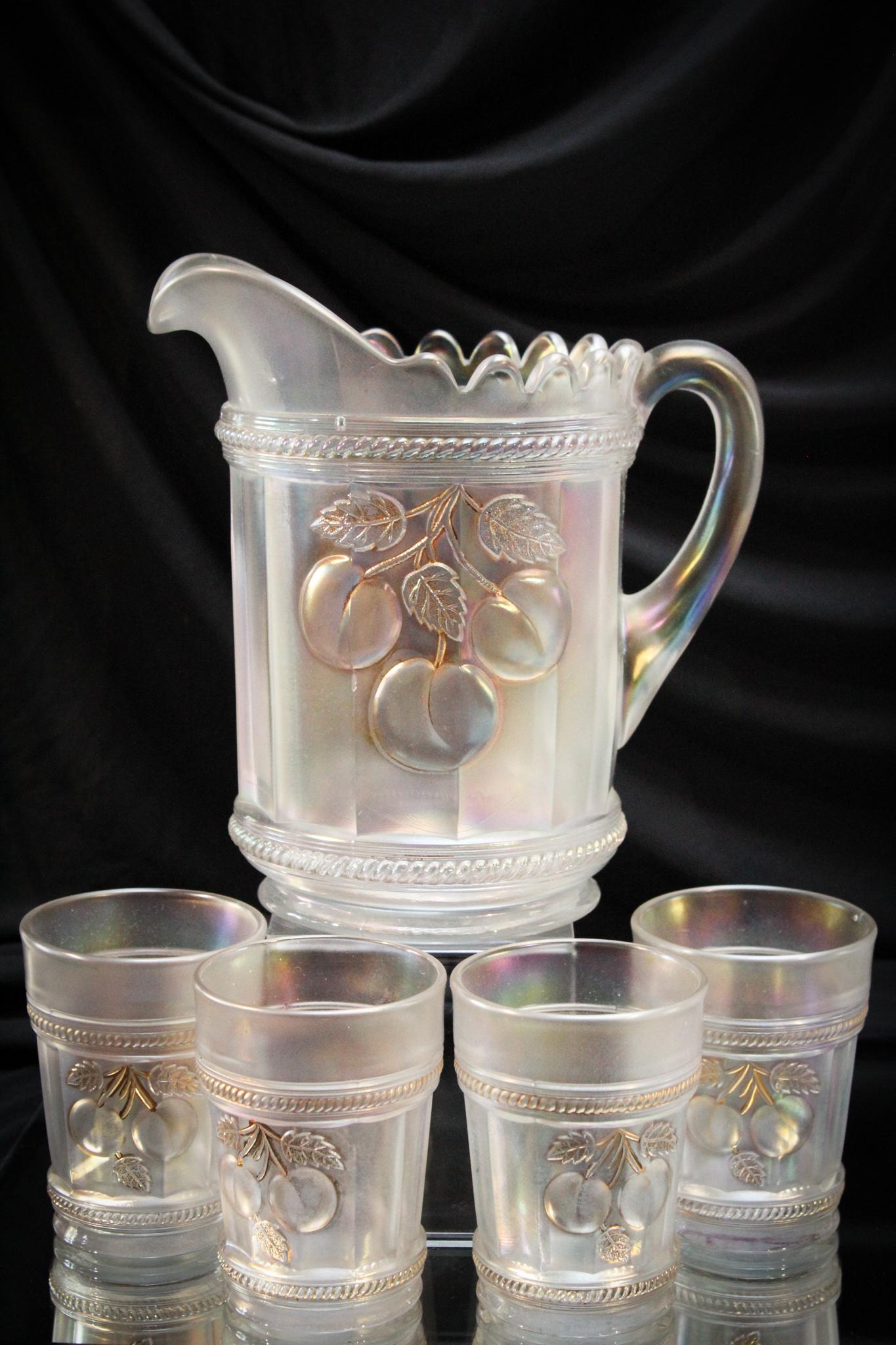 Northwood Peaches Carnival 5 pc. Water Set (1 of 7)