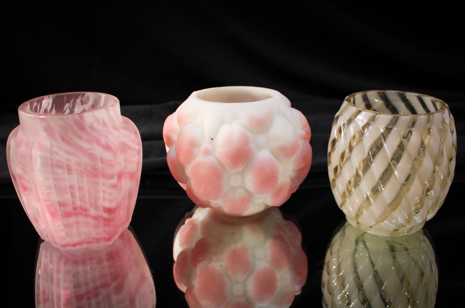 3 pc. Lot Victorian Glass Toothpick Holders (1 of 5)